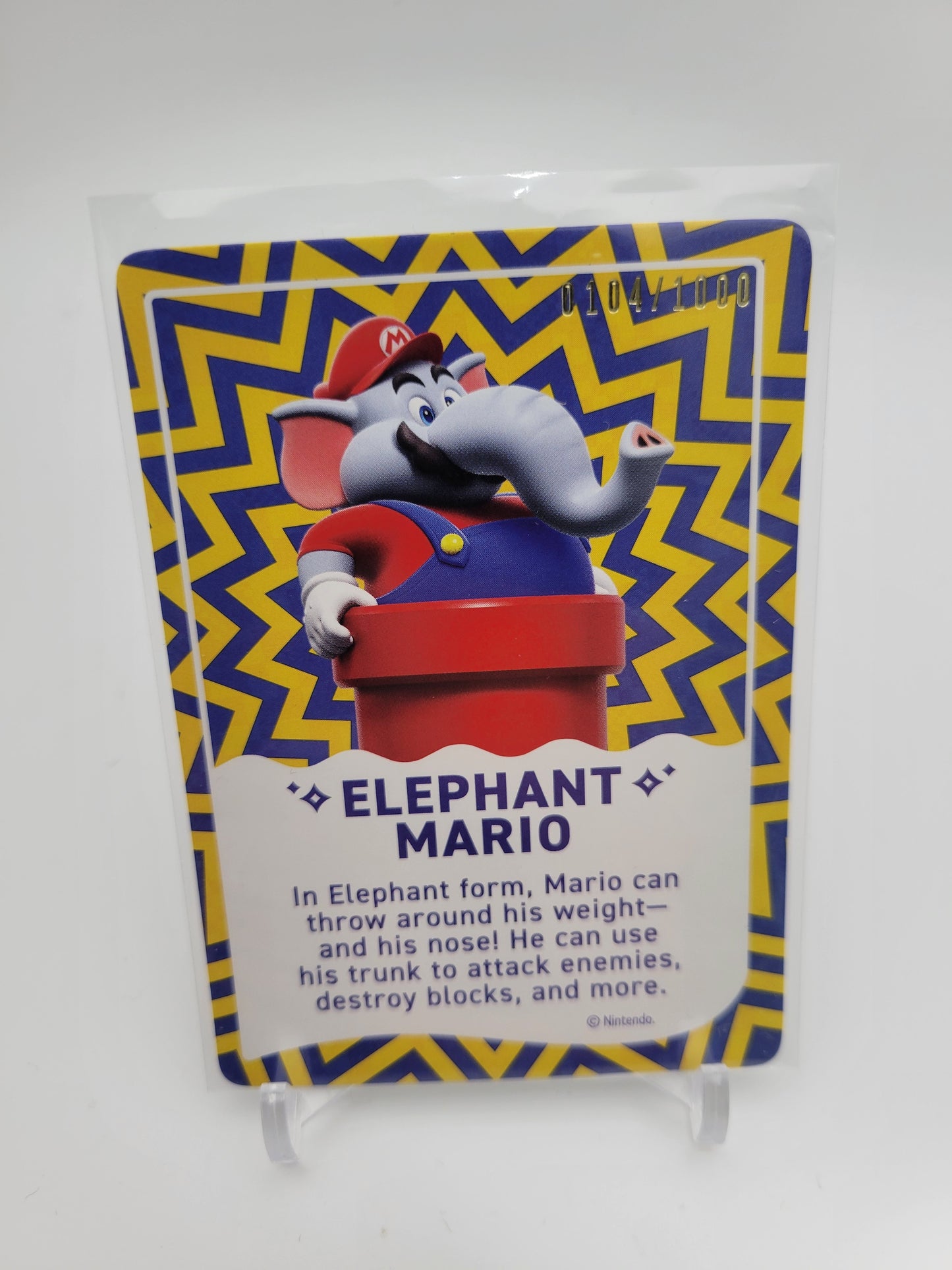 Elephant Mario 104/1000 *RARE*