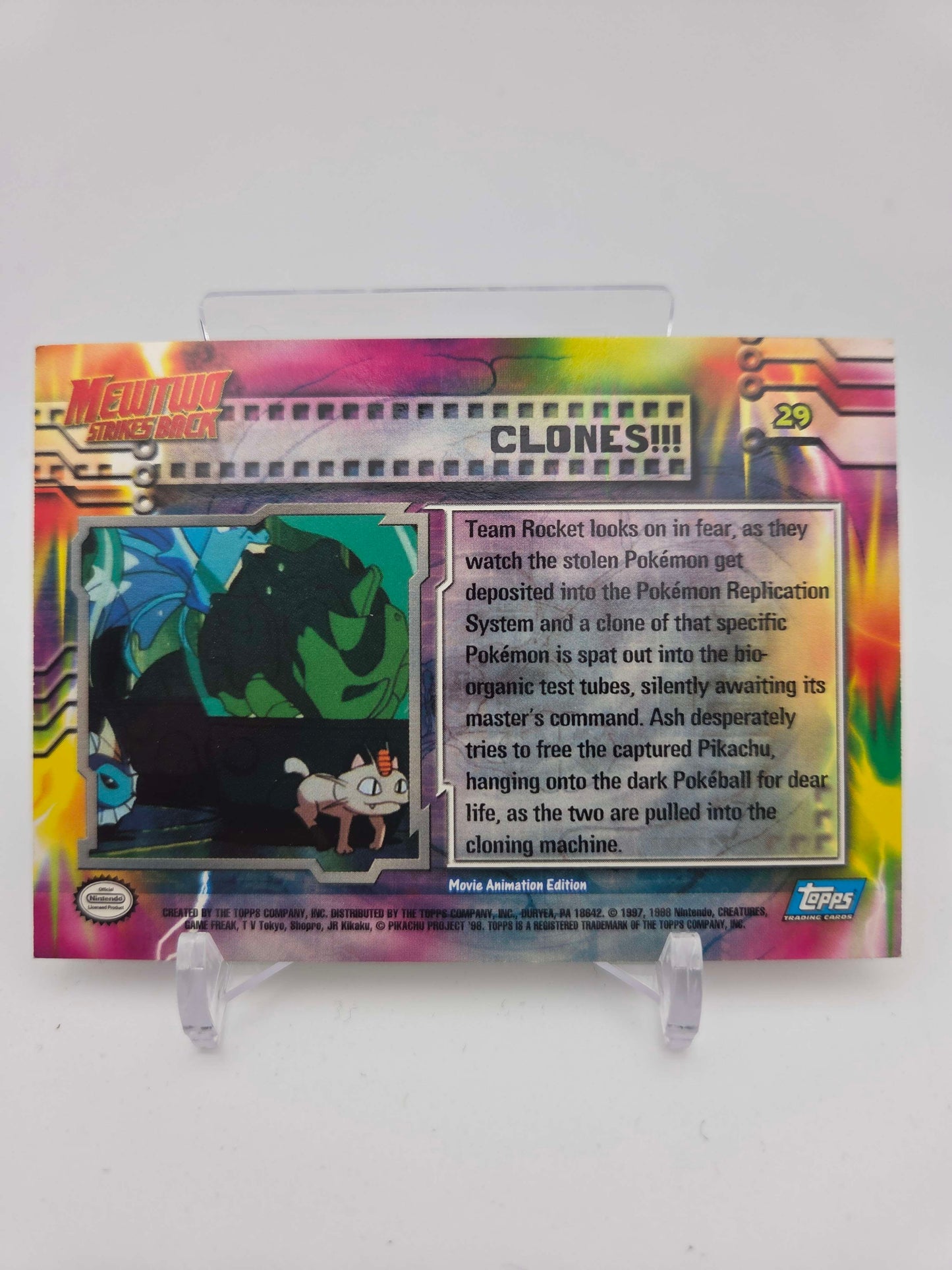 Clones #29 Pokemon 1999 Topps Movie