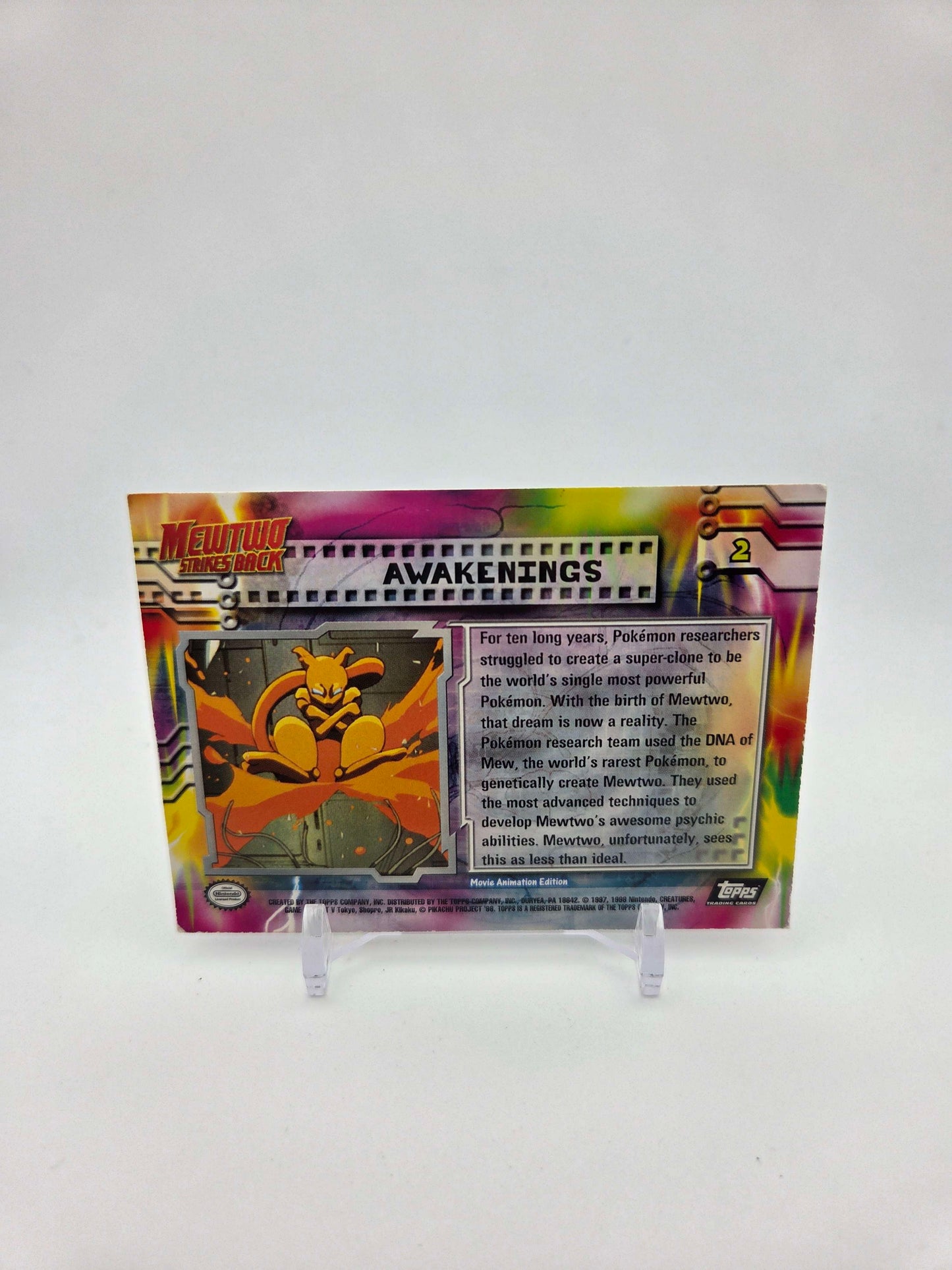 Awakenings #2 Pokemon 1999 Topps Movie