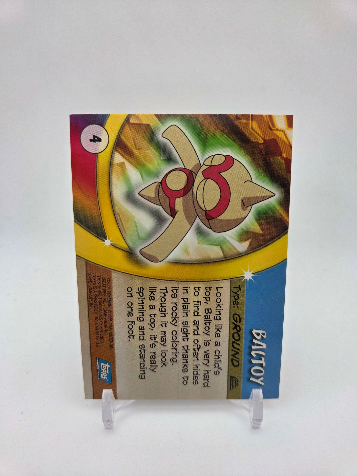 Baltoy #4 Pokemon 2004 Topps Advanced Challenge