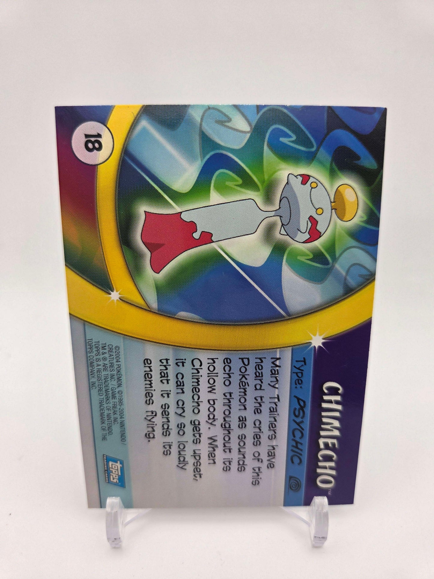Chimecho #18 Pokemon 2004 Topps Advanced Challenge