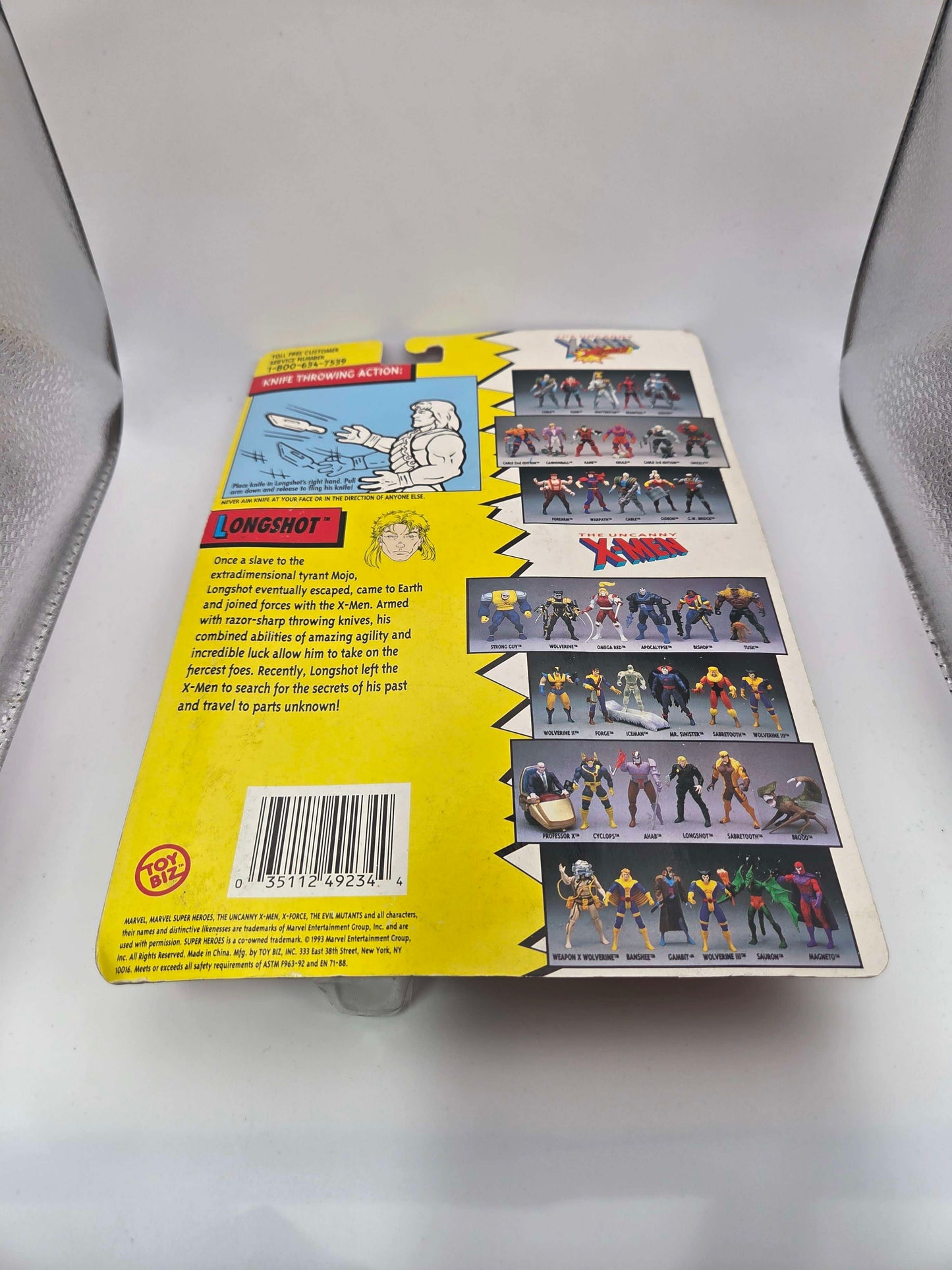 1993 Toybiz Marvel Comics The Uncanny X-Men Longshot Action Figure