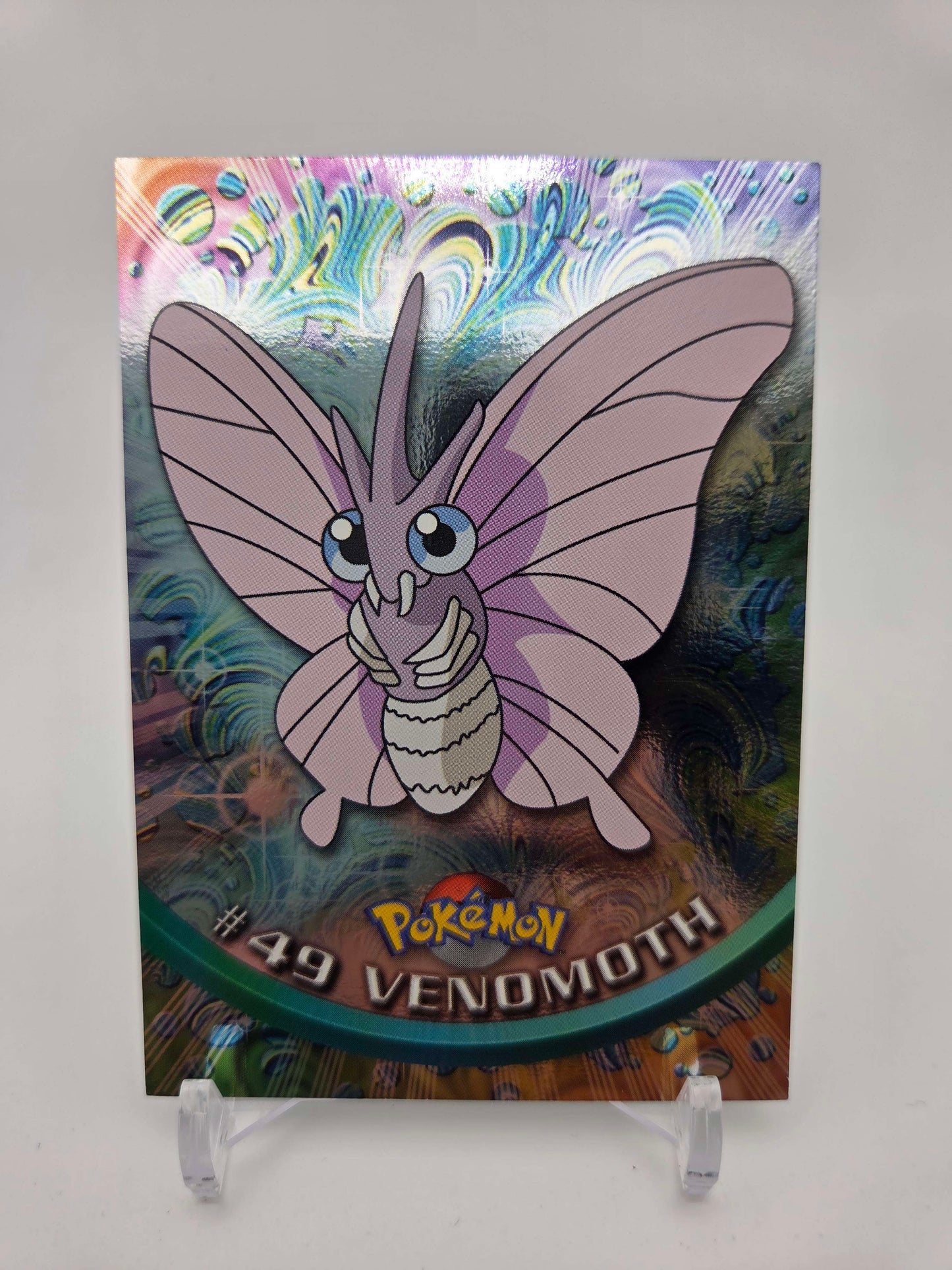 Venomoth #49 Pokemon 1999 Topps TV