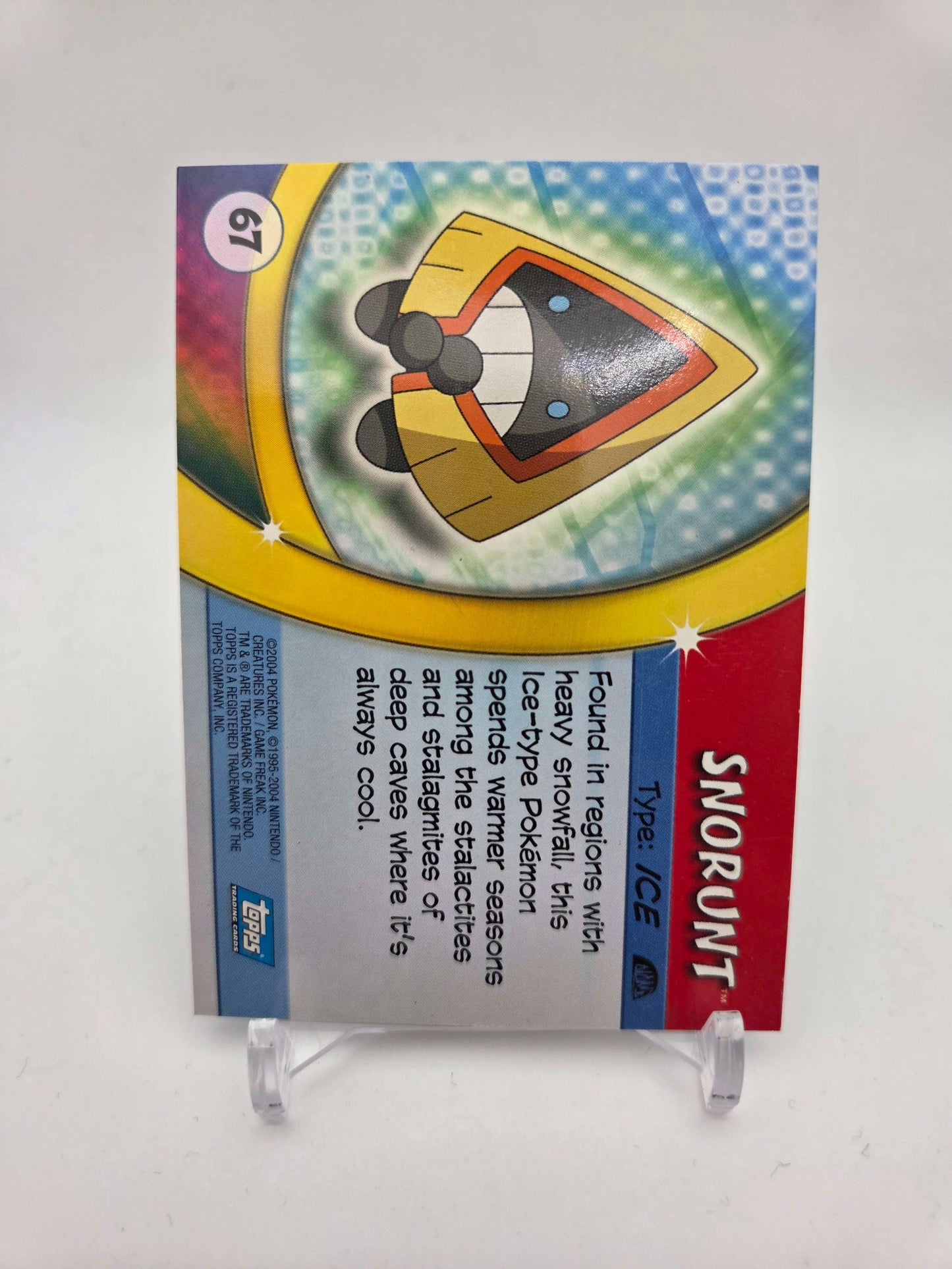 Snorunt #67 Pokemon 2004 Topps Advanced Challenge
