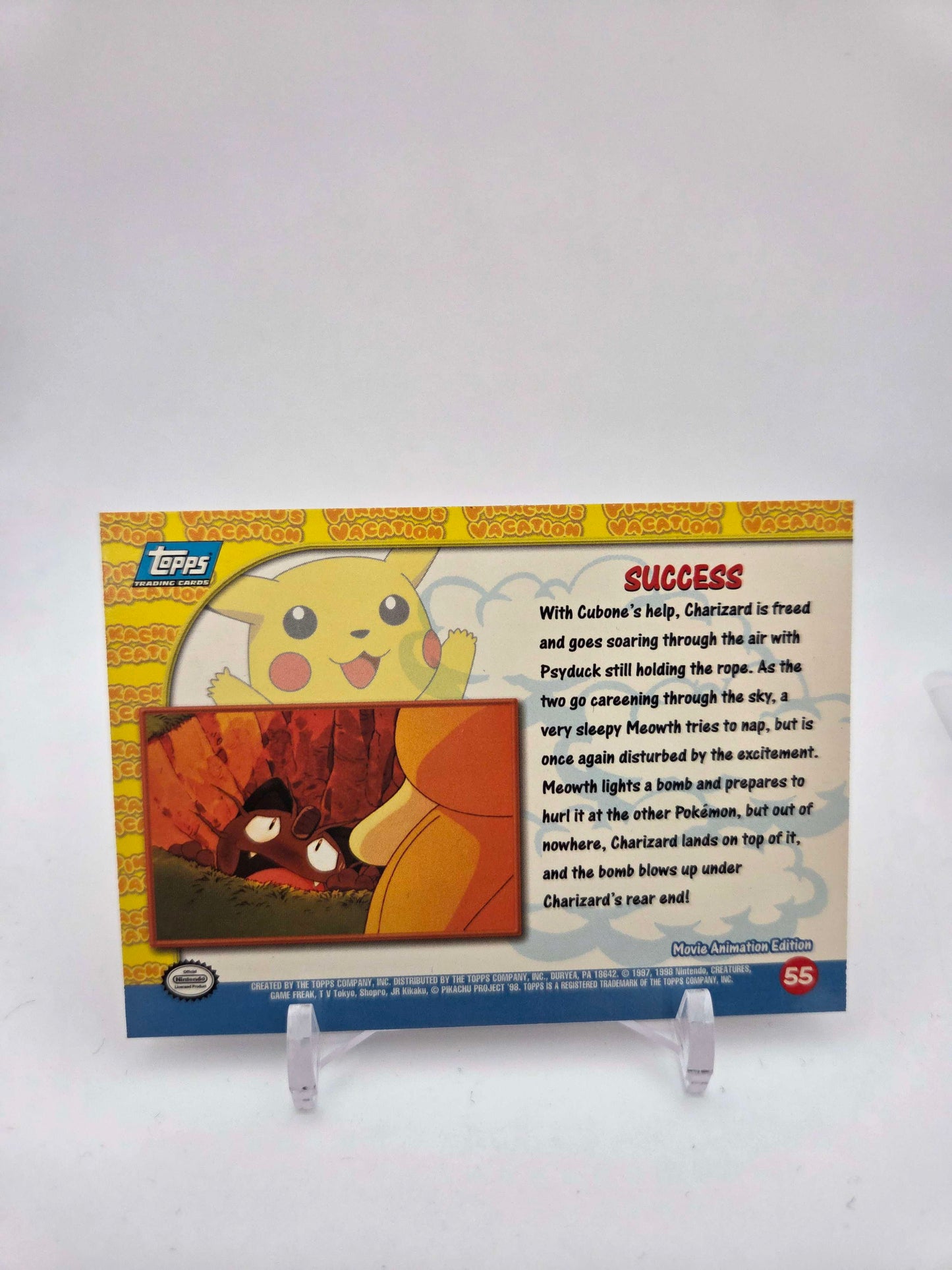 Success #55 Pokemon 1999 Topps Movie