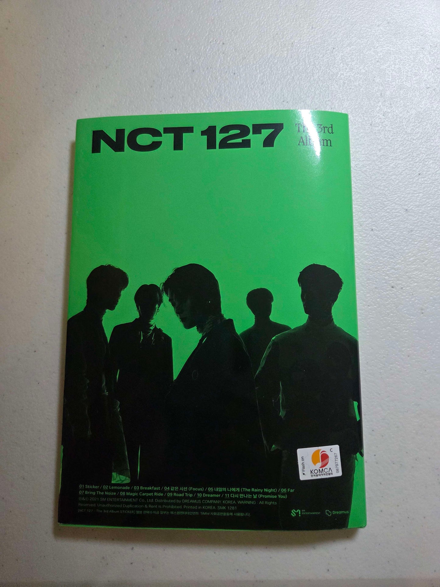 NCT 127 - The 3rd Album Sticker "Sticky Version"