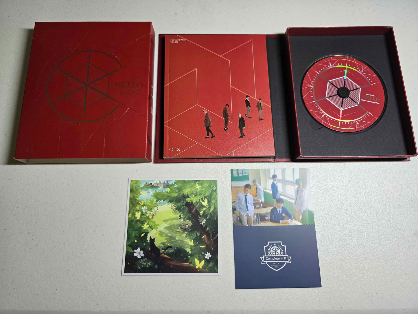 CIX 2nd EP Album Chapter 2 Hello Strange Place Korean K-Pop Music CD & Book