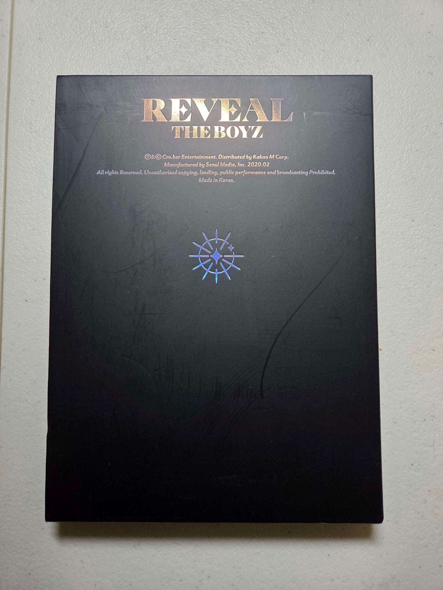 The Boyz Reveal CD Black Cover (MOON Ver.) Incl 112pg Booklet Scratch Fortune Card