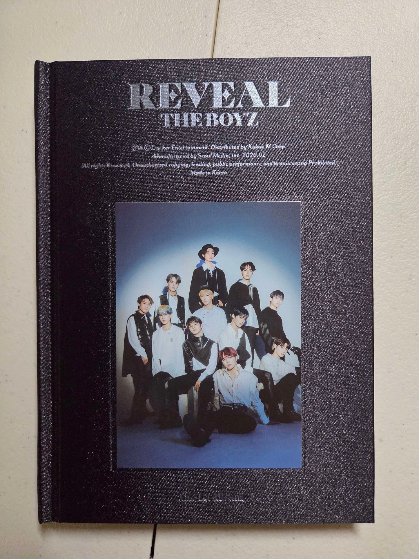 The Boyz Reveal CD Black Cover (MOON Ver.) Incl 112pg Booklet Scratch Fortune Card