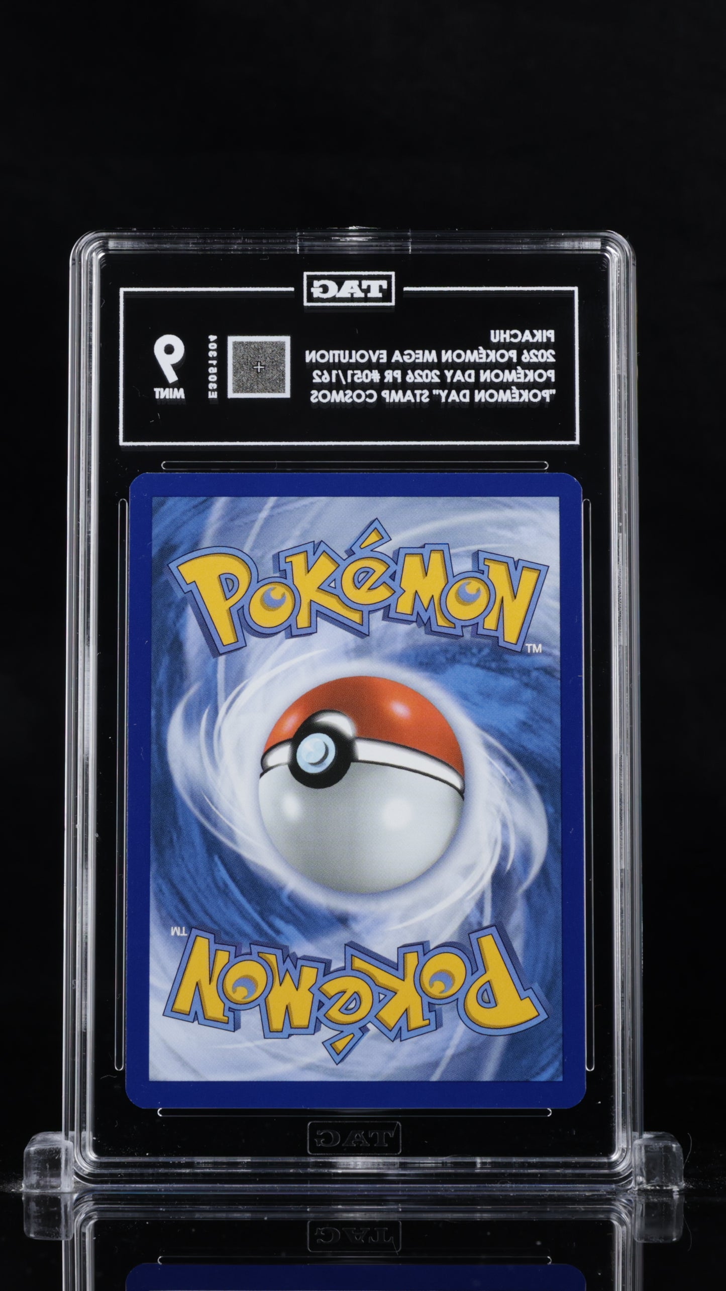 Pokemon 2026 Pikachu - Pokemon Day 2026 - Stamped Cosmo Holo Promo - TAG 9