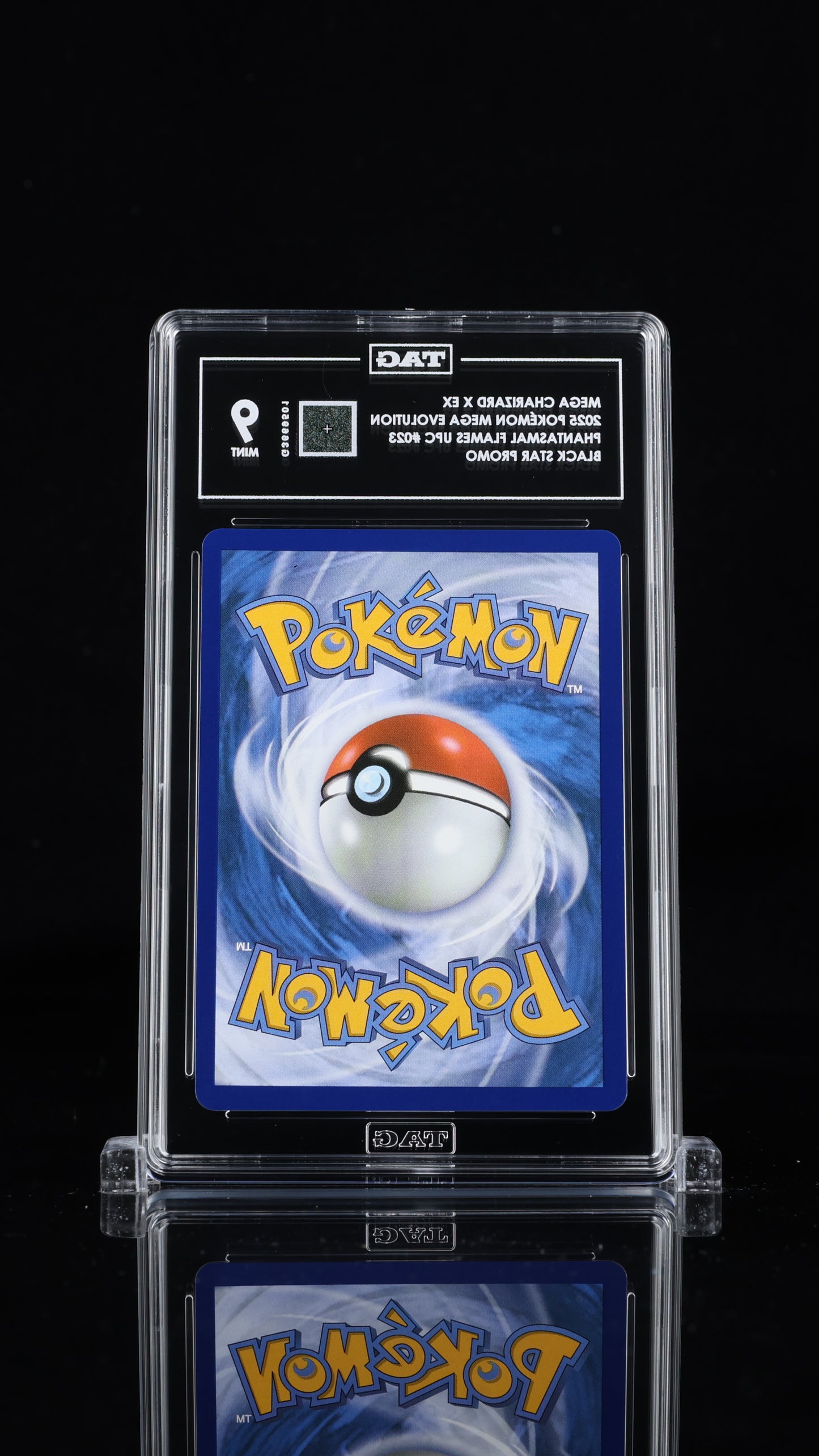Pokemon 2025 Mega Charizard X ex 23 - Phantasmal Flames Promo - TAG 9