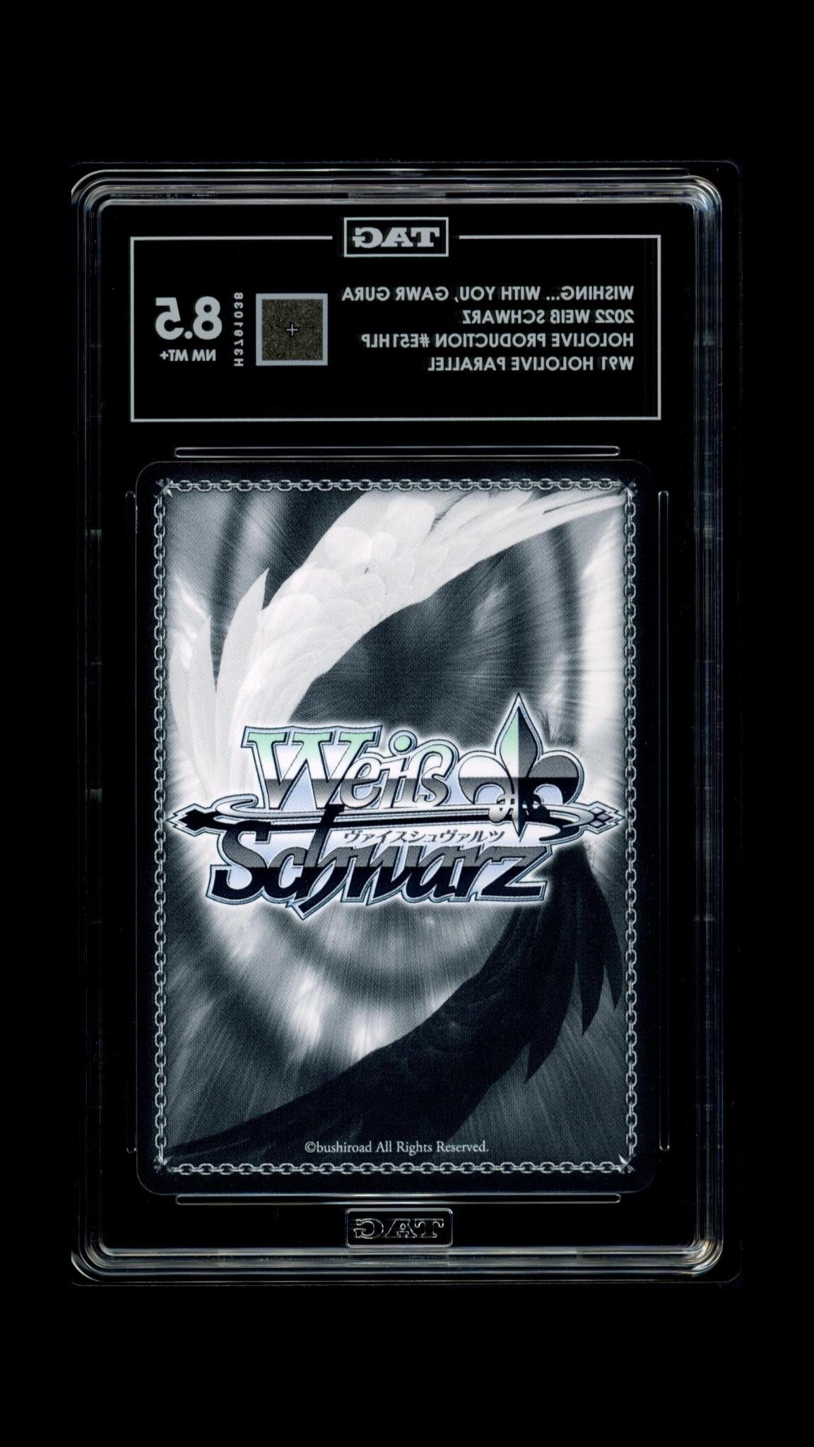 Weiss Schwarz 2022 Wishing for a Future With You, Gawr Gura - Parallel - TAG 8.5