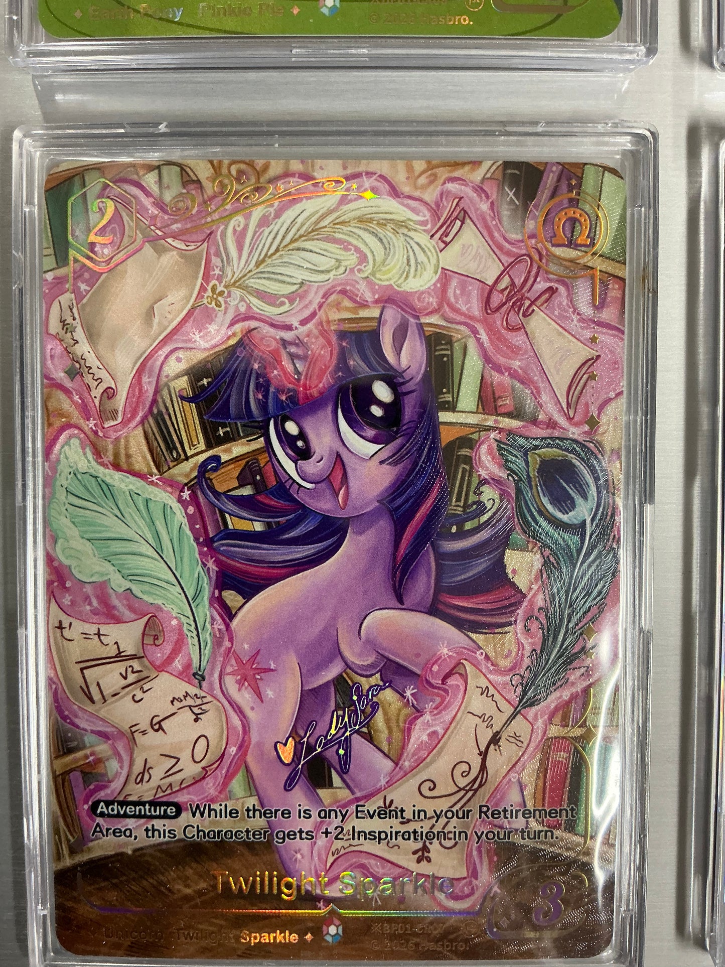 My Little Pony Kayou Anime Expo Full promo set BP01-CR07-CR12 INCLUDES RARE SIGNED TWILIGHT SPARKLE