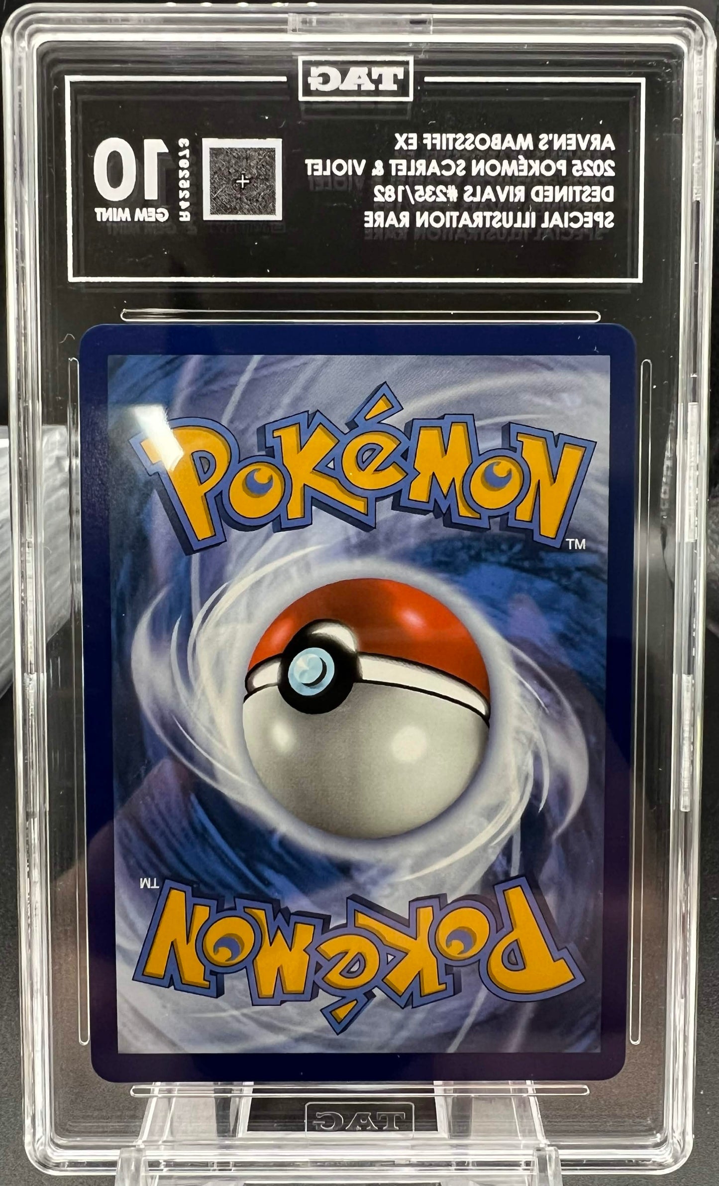 Pokemon 2025 Arven's Mabosstiff ex - Destined Rivals - SIR - TAG 10