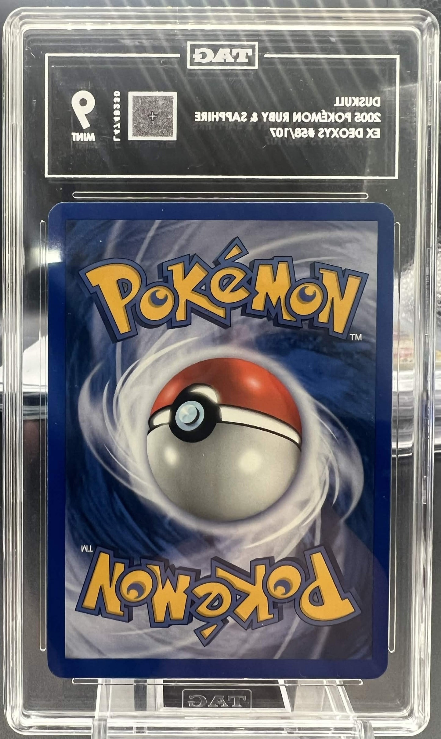 Pokemon 2005 Duskull - Ruby & Sapphire EX Deoxys - TAG 9