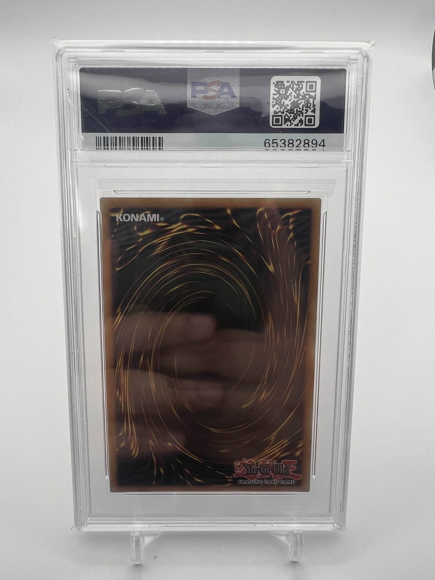 2016 YU-GI-OH! 1ST ED. THE BLACK STONE/LGND. LEGENDARY DK. II:JOEY DK. PSA 8