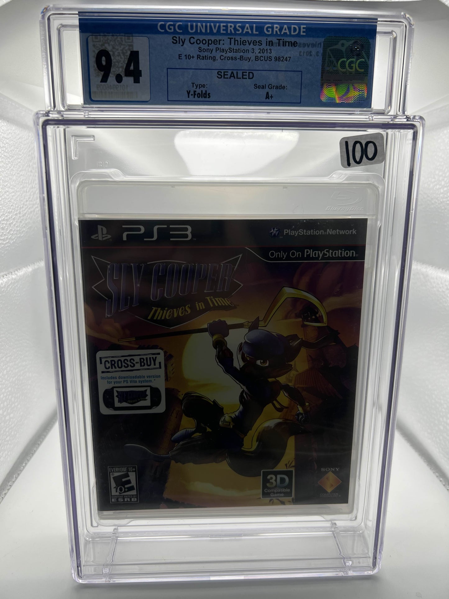 Sly Cooper: Thieves in Time PS3 CGC 9.4