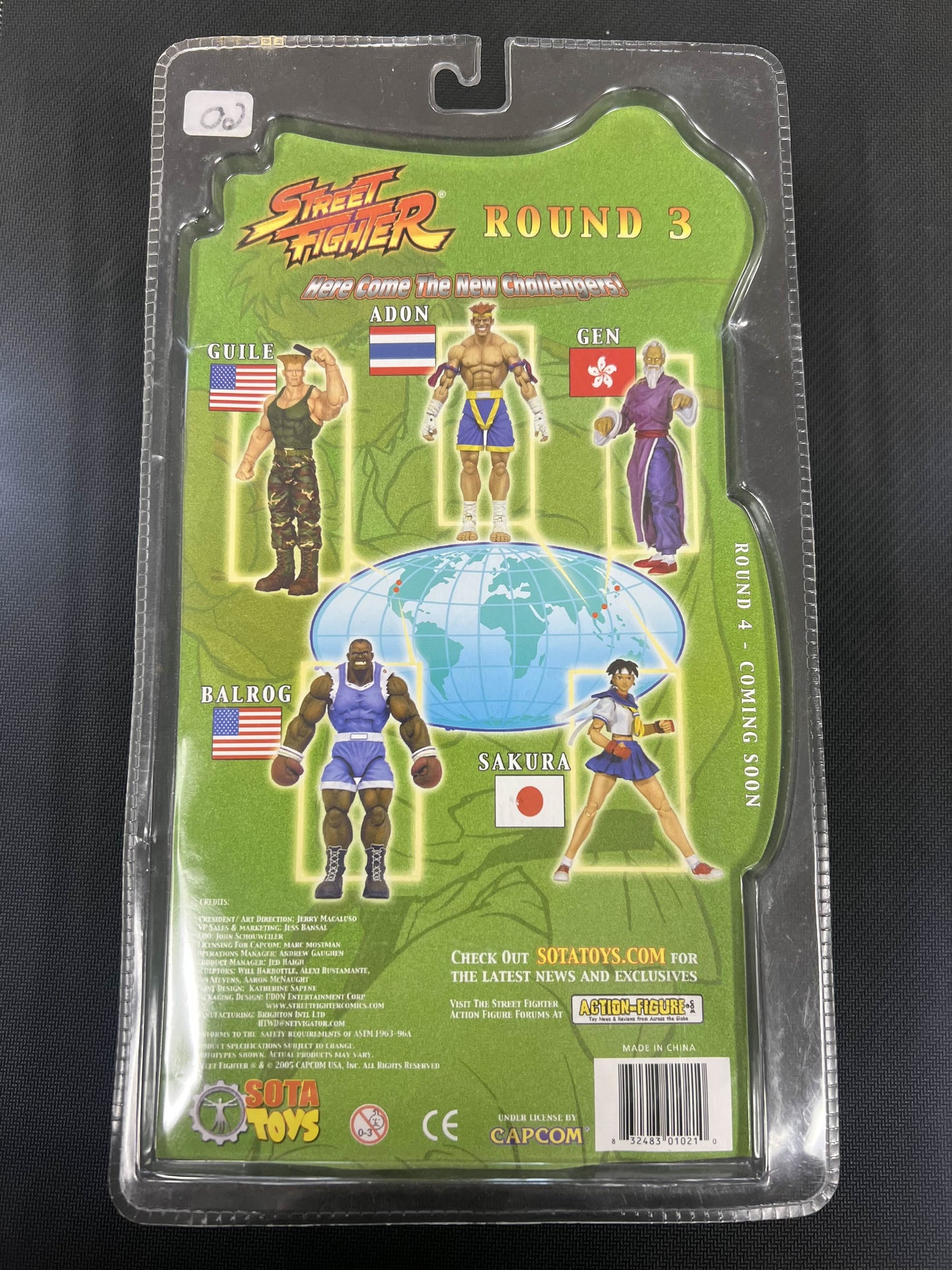 SOTA Toys CAPCOM Street Fighter Round 3 Gen SEALED Action Figure
