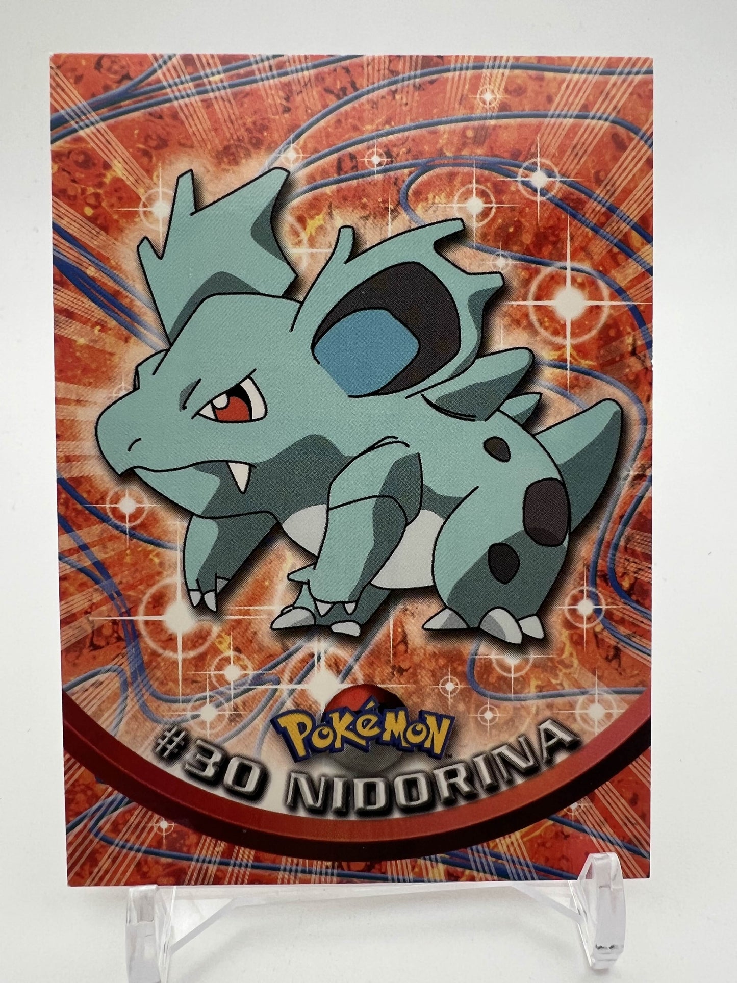 Nidorina #30 Pokemon 1999 Topps TV