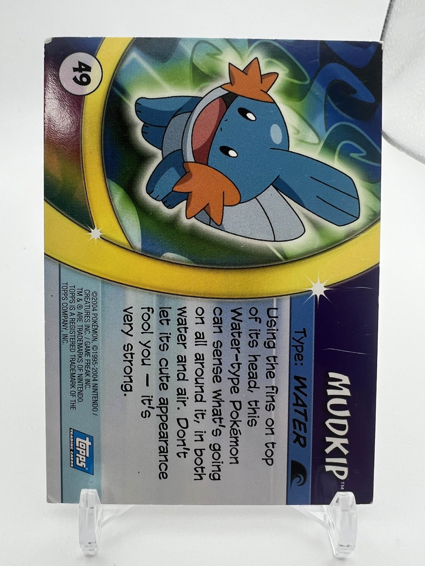 Mudkip #49 Pokemon 2004 Topps Advanced Challenge