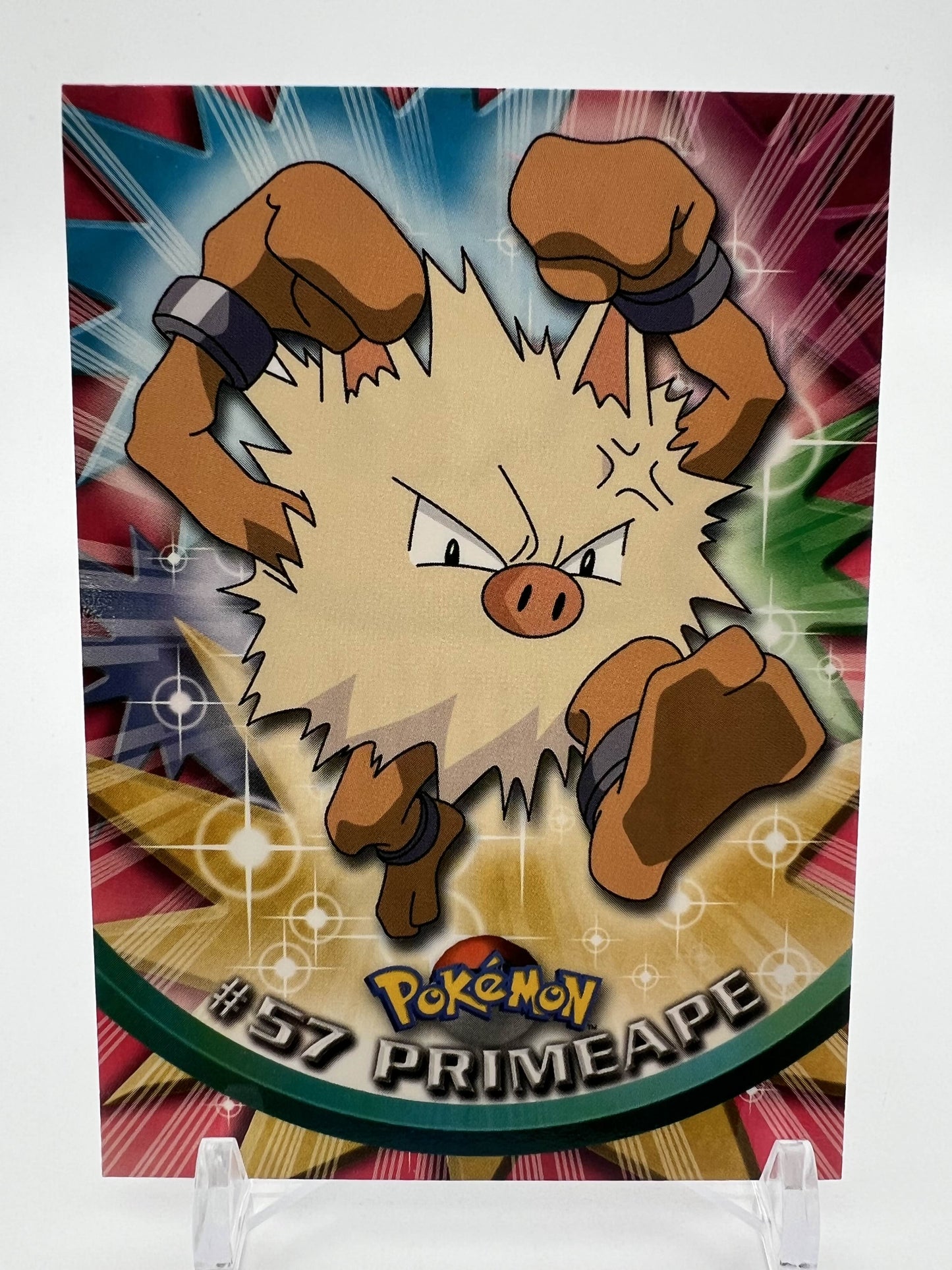 Primeape #57 Pokemon 1999 Topps TV