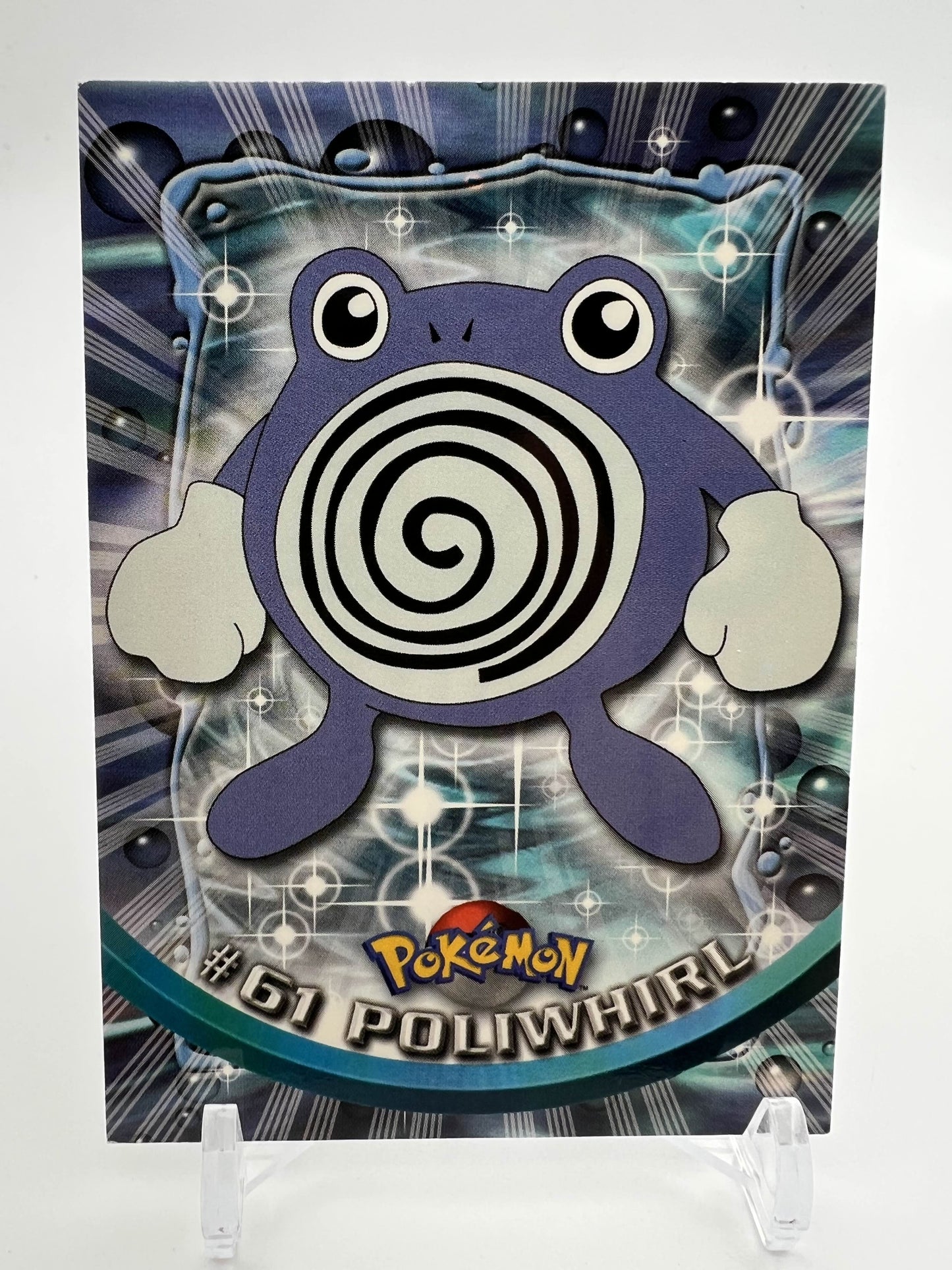 Poliwhirl #61 Pokemon 1999 Topps TV