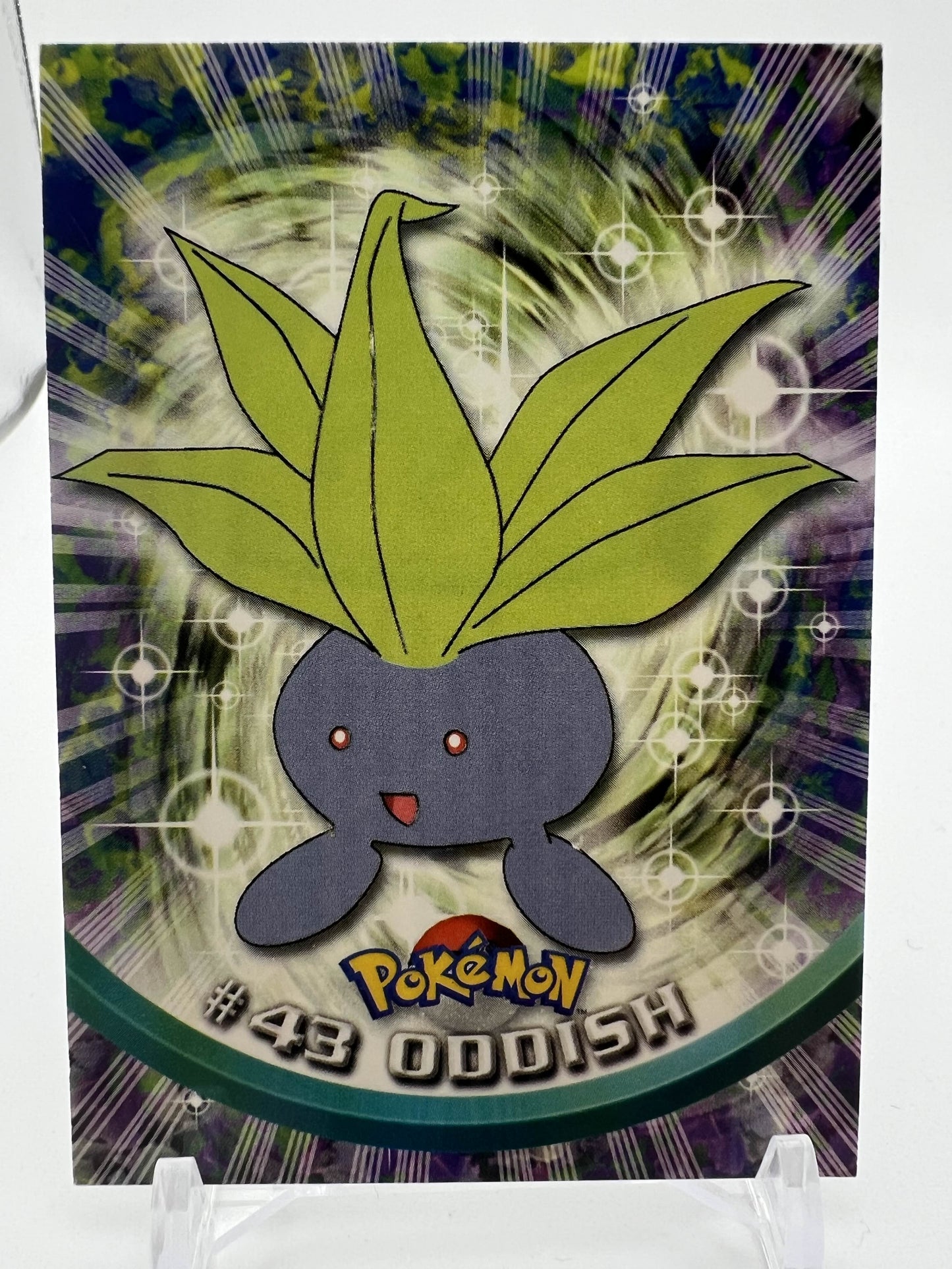 Oddish #43 Pokemon 1999 Topps TV