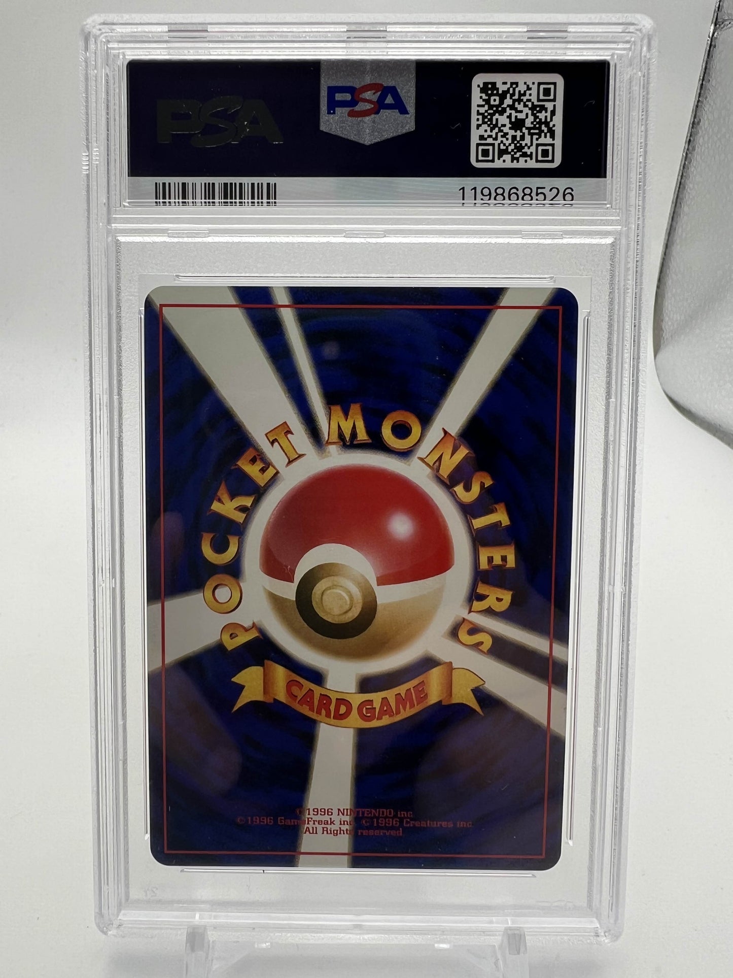 1997 P.M. JAPANESE ROCKET ROCKET'S SNEAK ATTACK - HOLO PSA 9