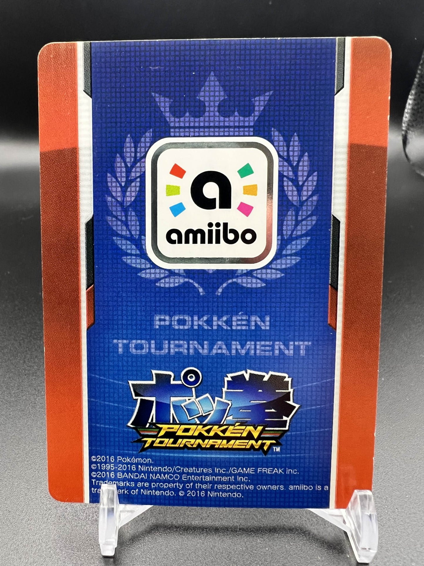 Pokemon Shadow Mewtwo Amiibo Card Pokken Tournament