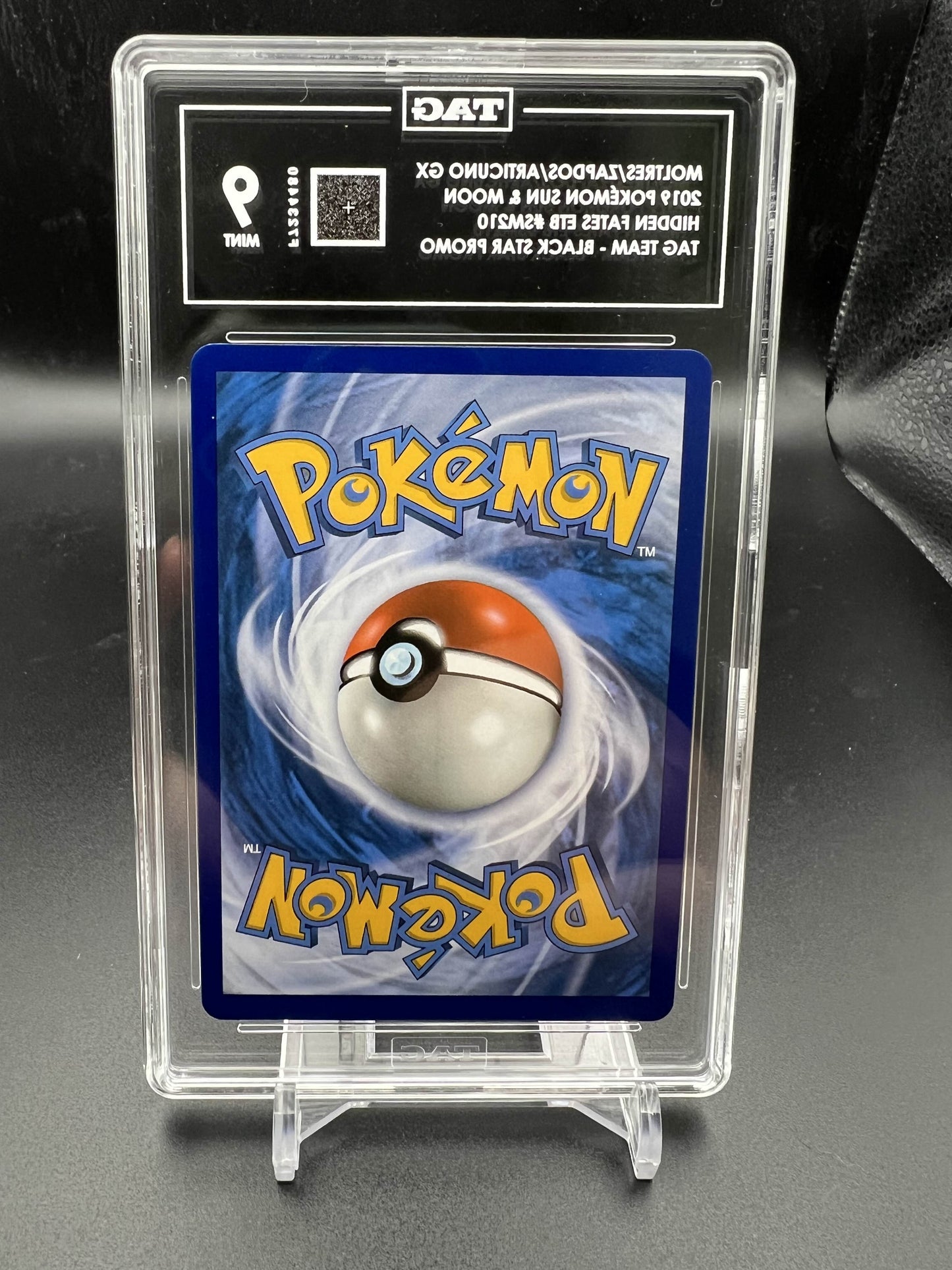 Pokemon 2019 Moltres/Zapdos/Articuno GX - Hidden Fates Black Star Promo - Tag Team - TAG 9