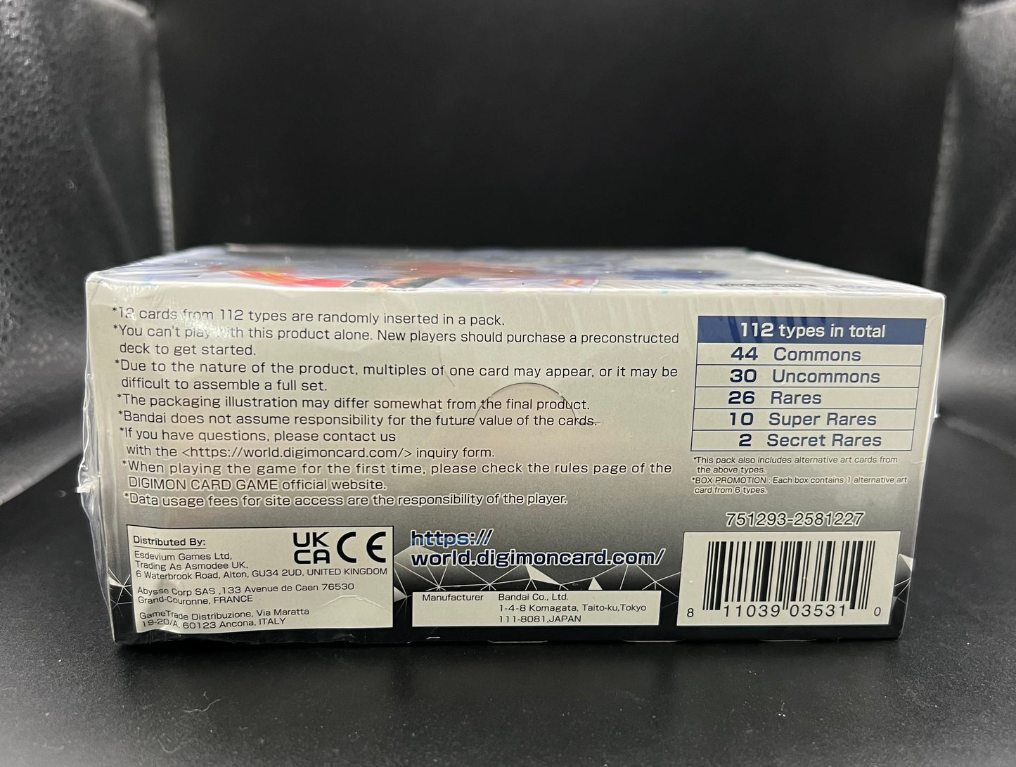 Digimon Battle of Omni Booster Box - Battle of Omni (BT05)
