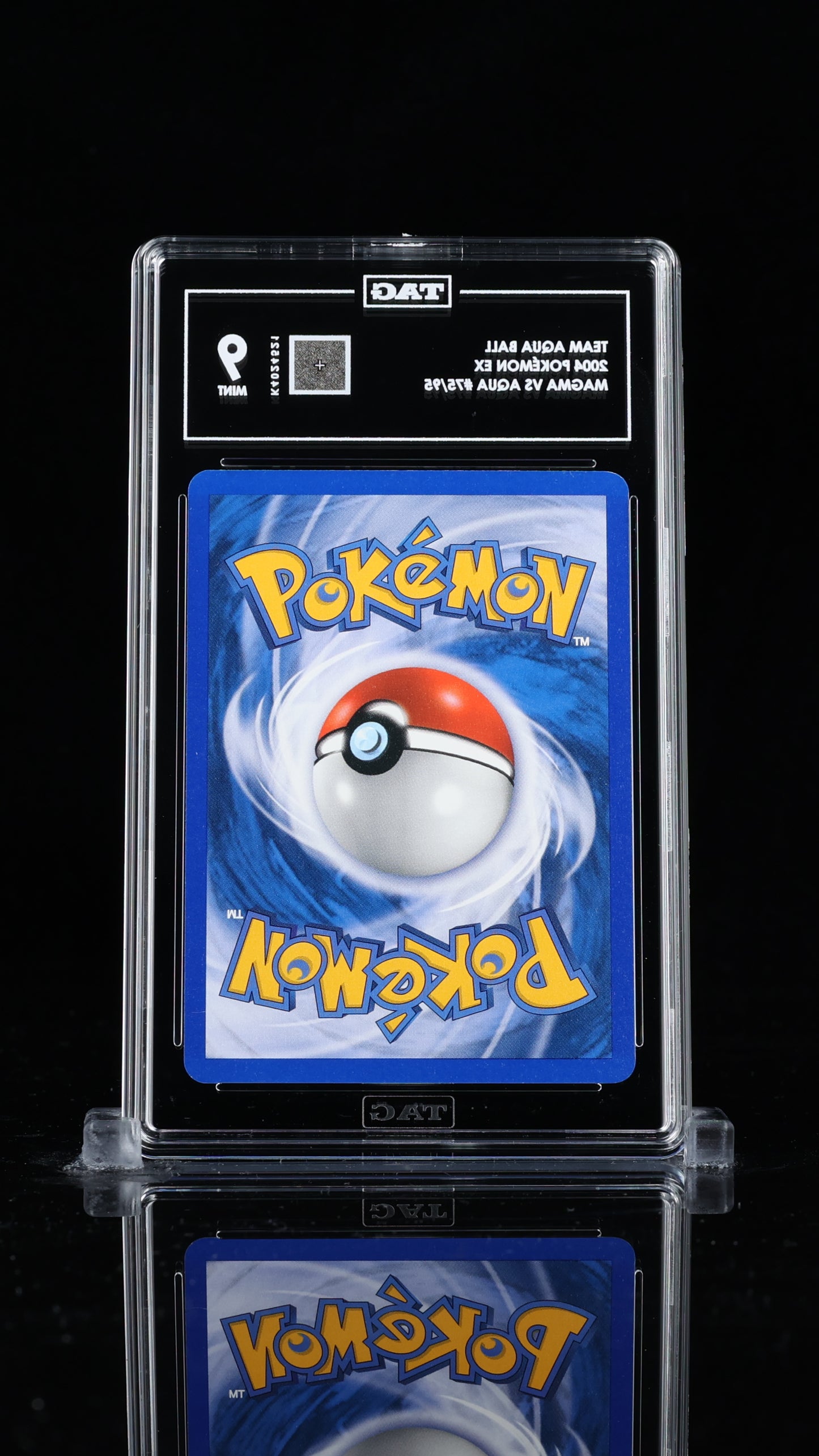 Pokemon 2004 Team Aqua Ball - Magma vs Aqua EX - 75/95 - TAG 9