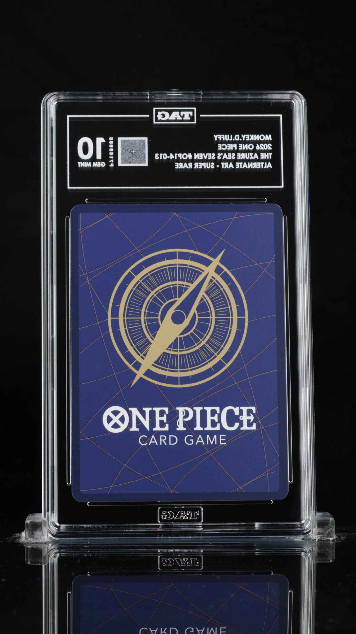 One Piece 2026 Monkey.D.Luffy - The Azure Sea's Seven - Alt Art - SR - TAG 10
