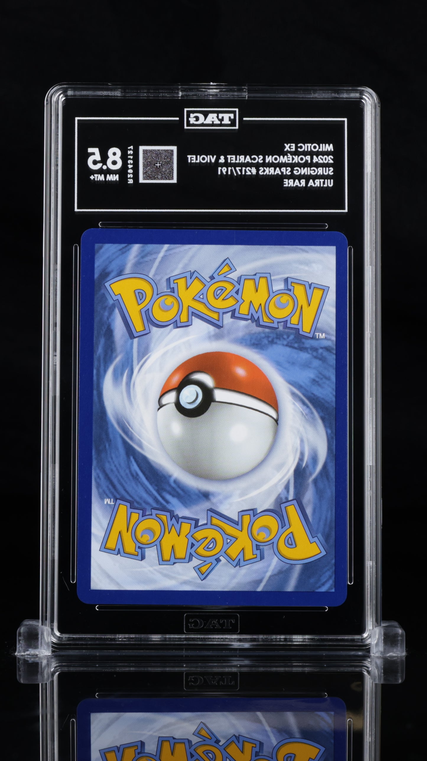 Pokemon 2024 Milotic ex - Surging Sparks - Ultra Rare - TAG 8.5
