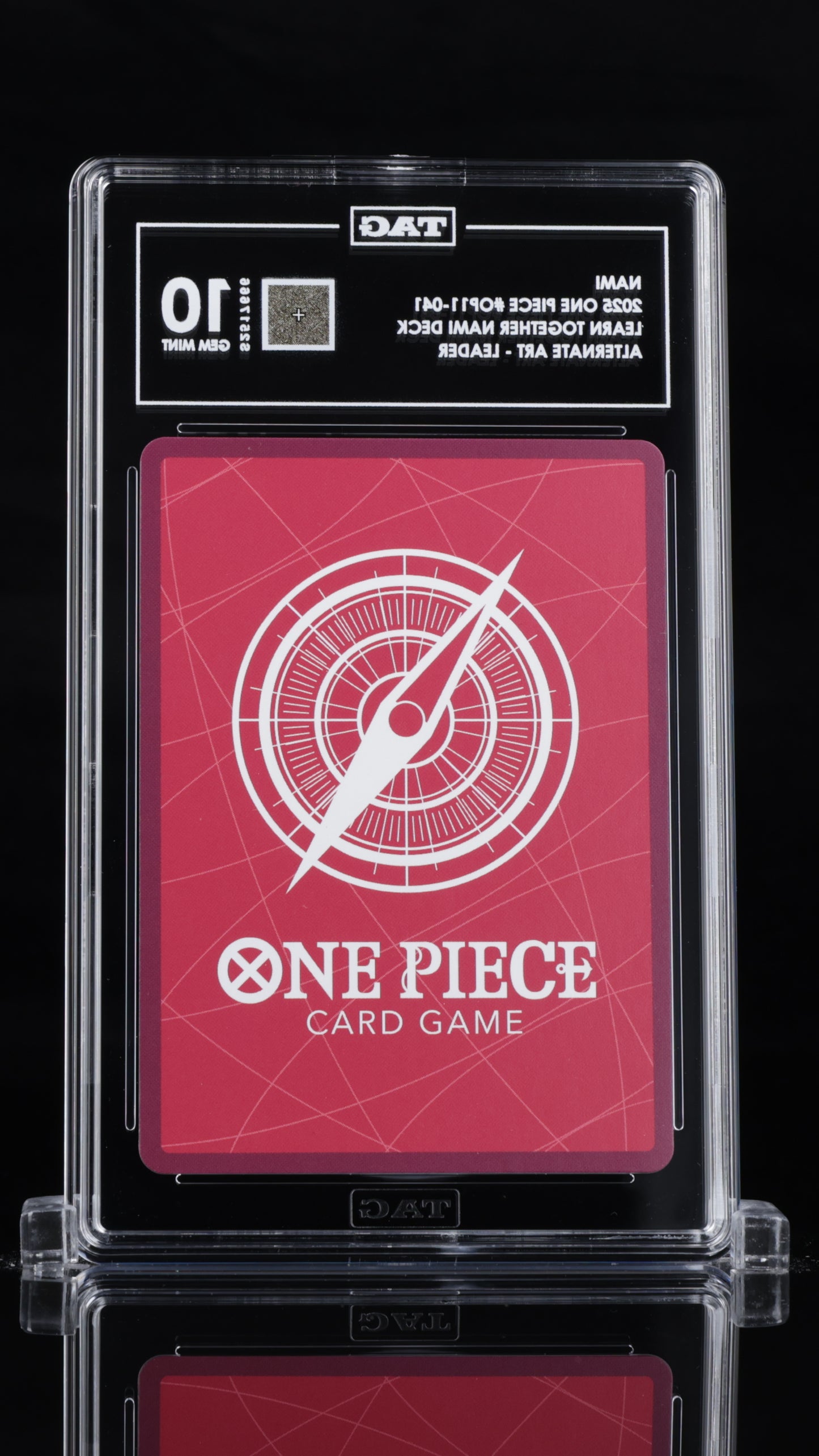One Piece 2025 Nami - Learn Together Nami Deck - Alt Art Leader - TAG 10
