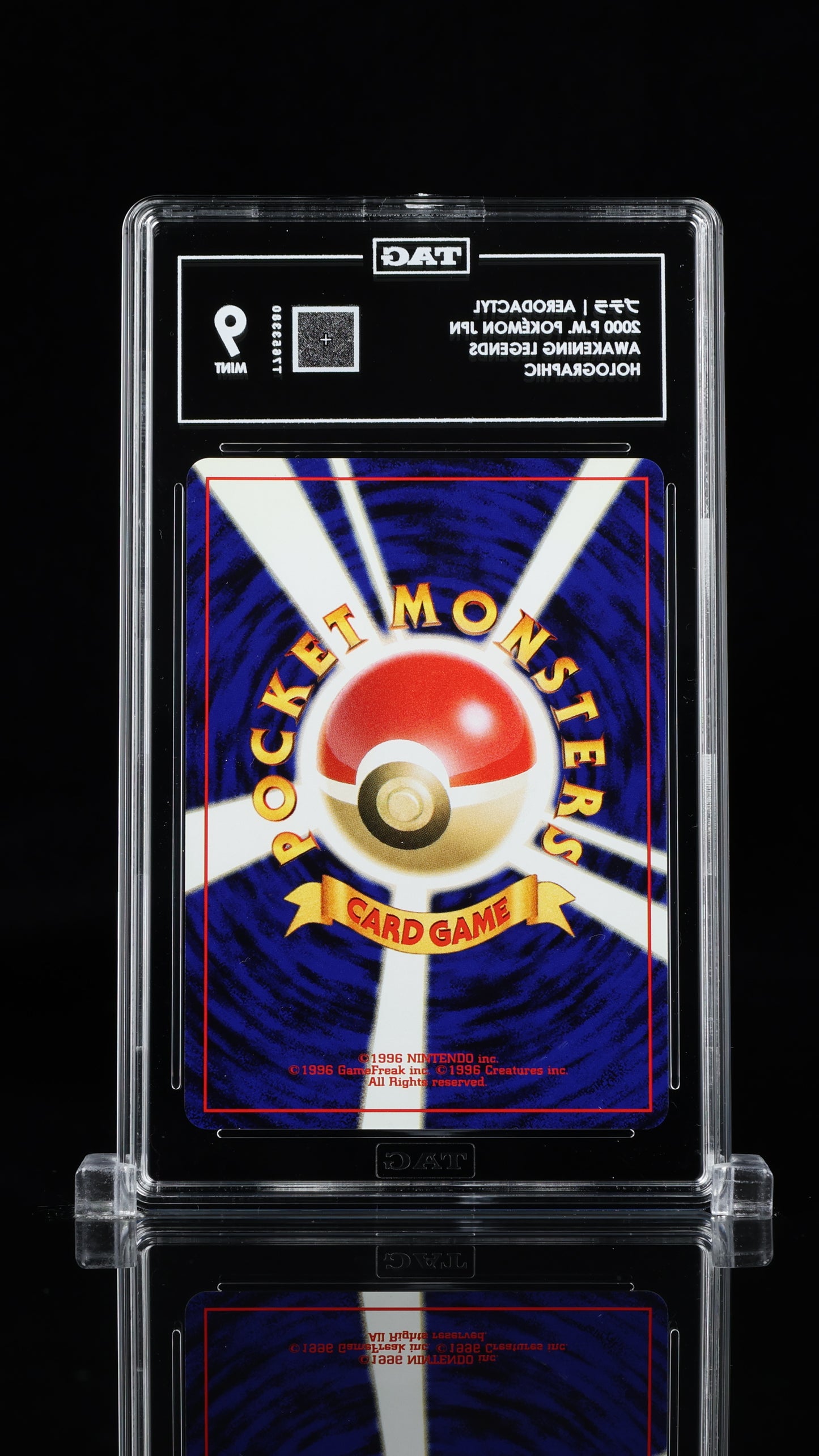 Pokemon JP 2000 Aerodactyl - Awakening Legends - Holographic - TAG 9