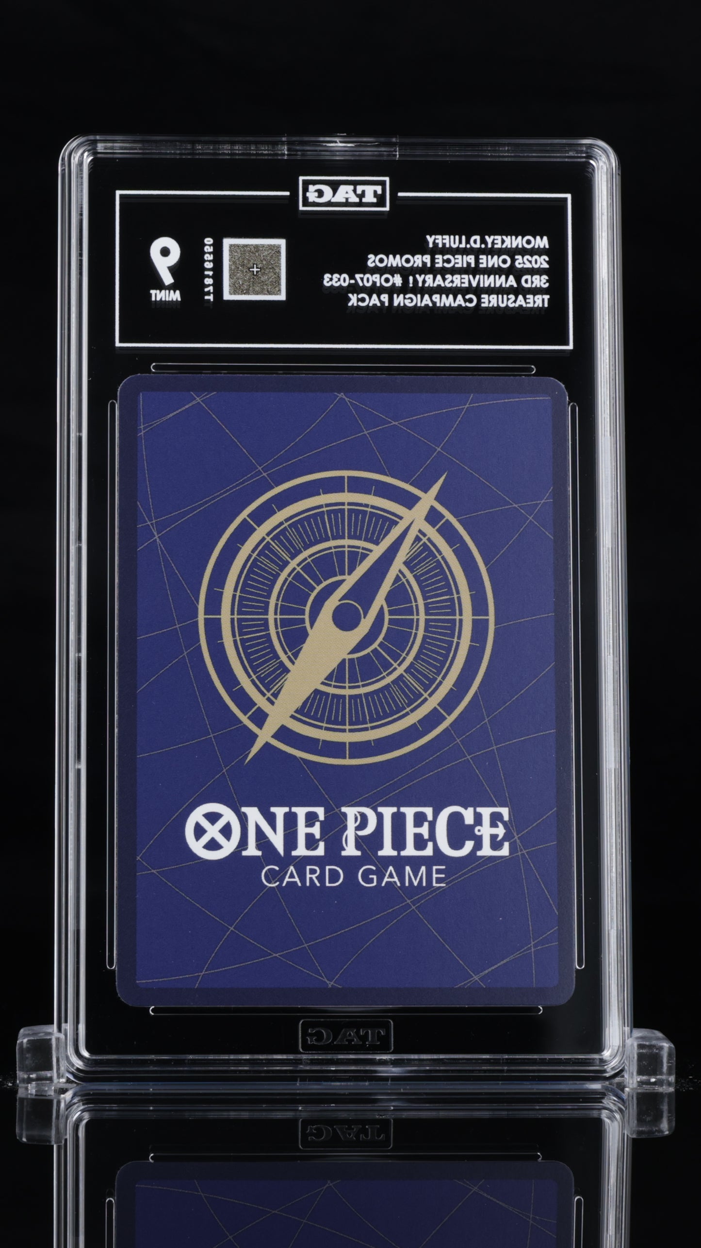 One Piece 2025 Monkey.D.Luffy 3rd Anniversary Promo - Treasure Campaign Pack - TAG 9