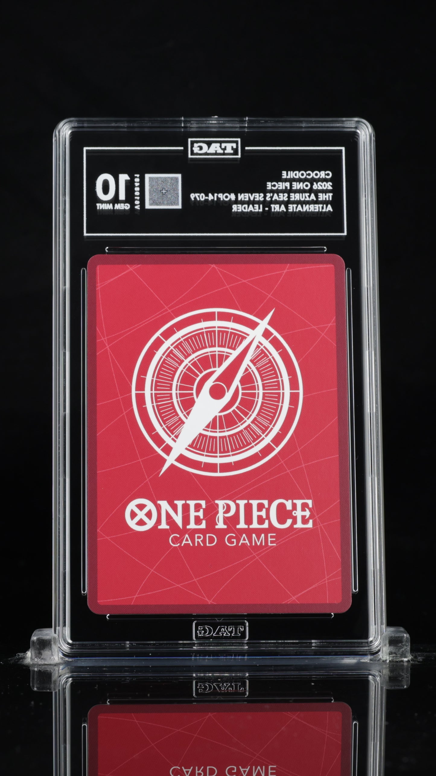 One Piece 2026 Crocodile - The Azure Sea's Seven - Alt Art Leader - TAG 10