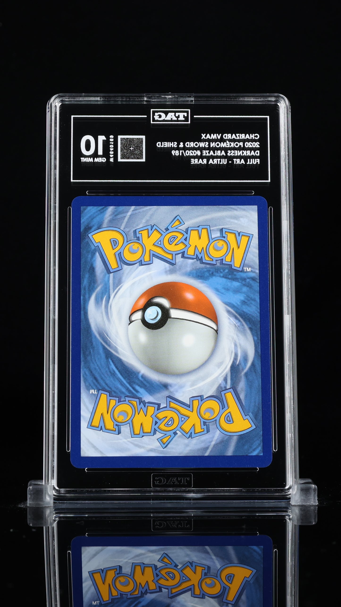 Pokemon 2020 Charizard VMAX - Darkness Ablaze - Full Art UR - TAG 10