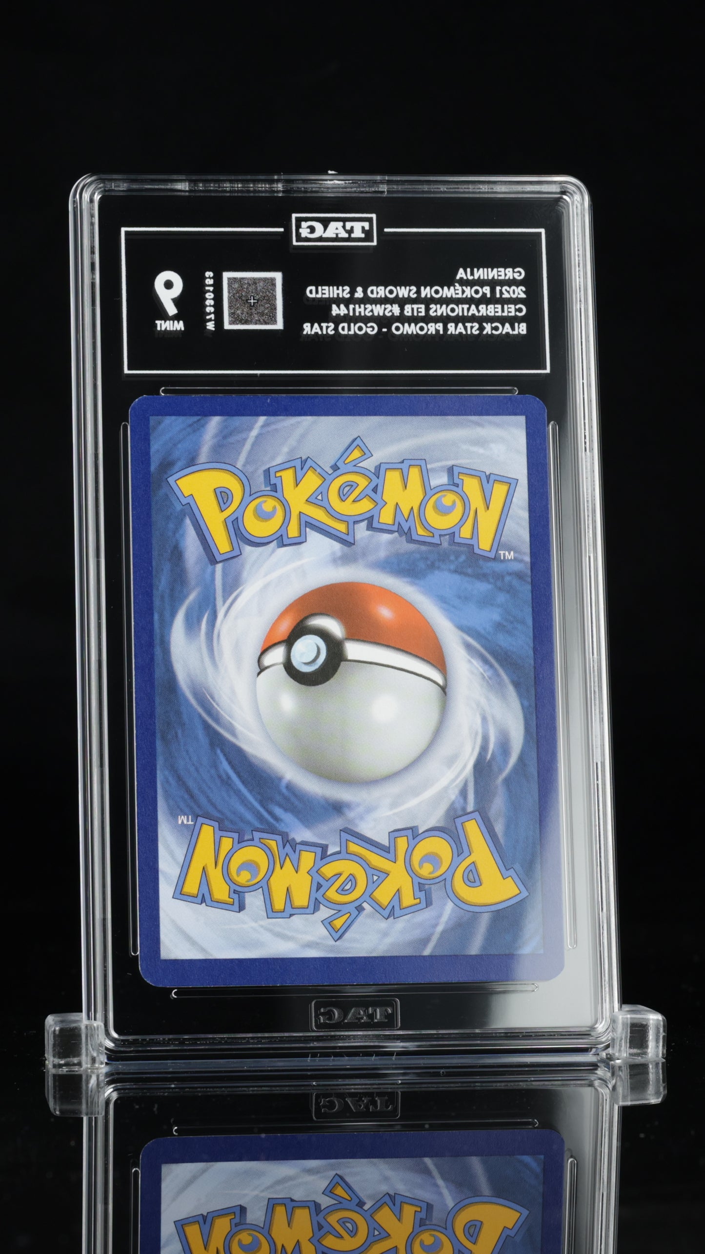 Pokemon 2021 Greninja - Celebrations - Black/Gold Star Promo - TAG 9