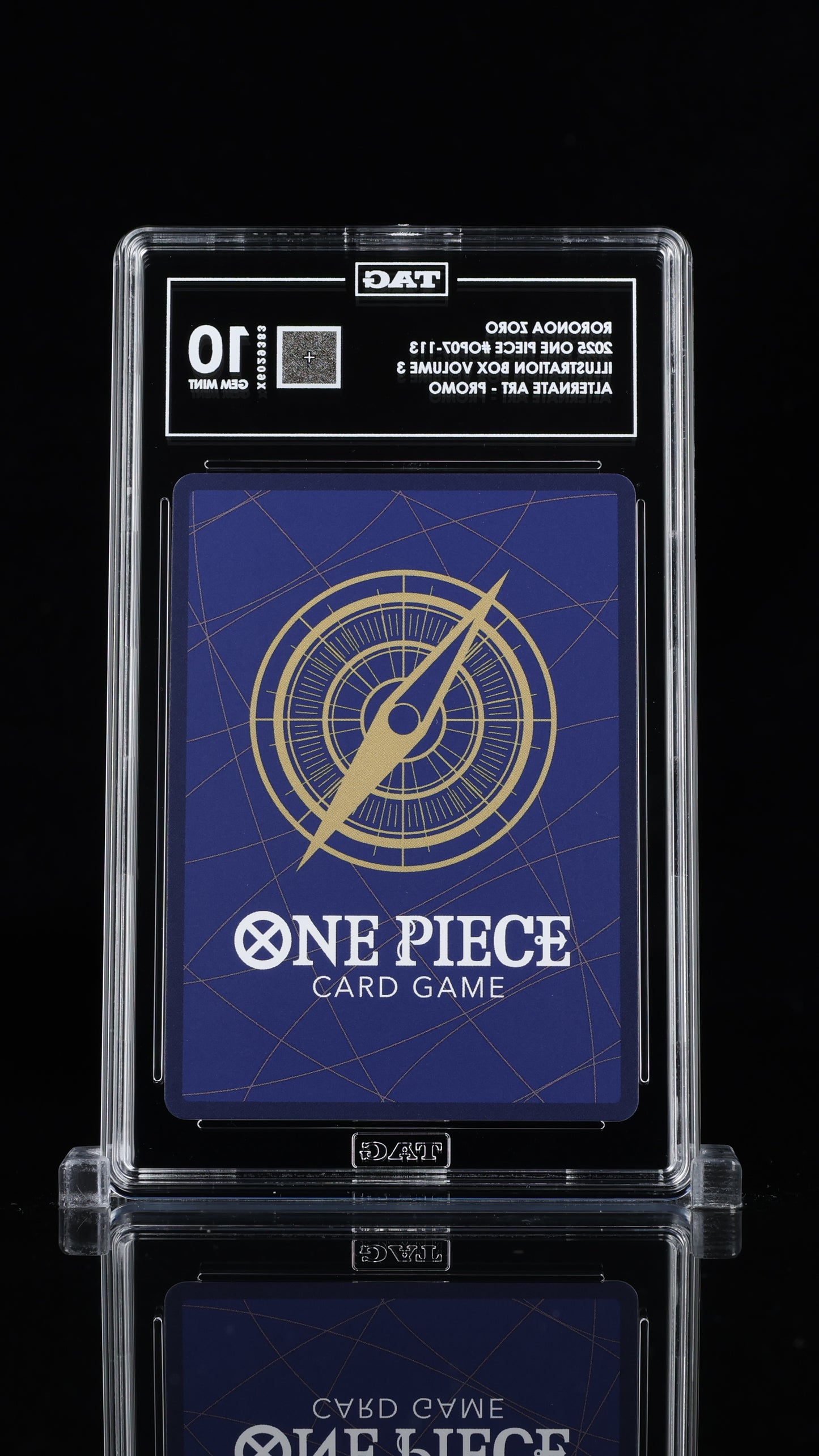 One Piece 2025 Roronoa Zoro - Illustration Box Vol 3 - Alt Art Promo - TAG 10 P2