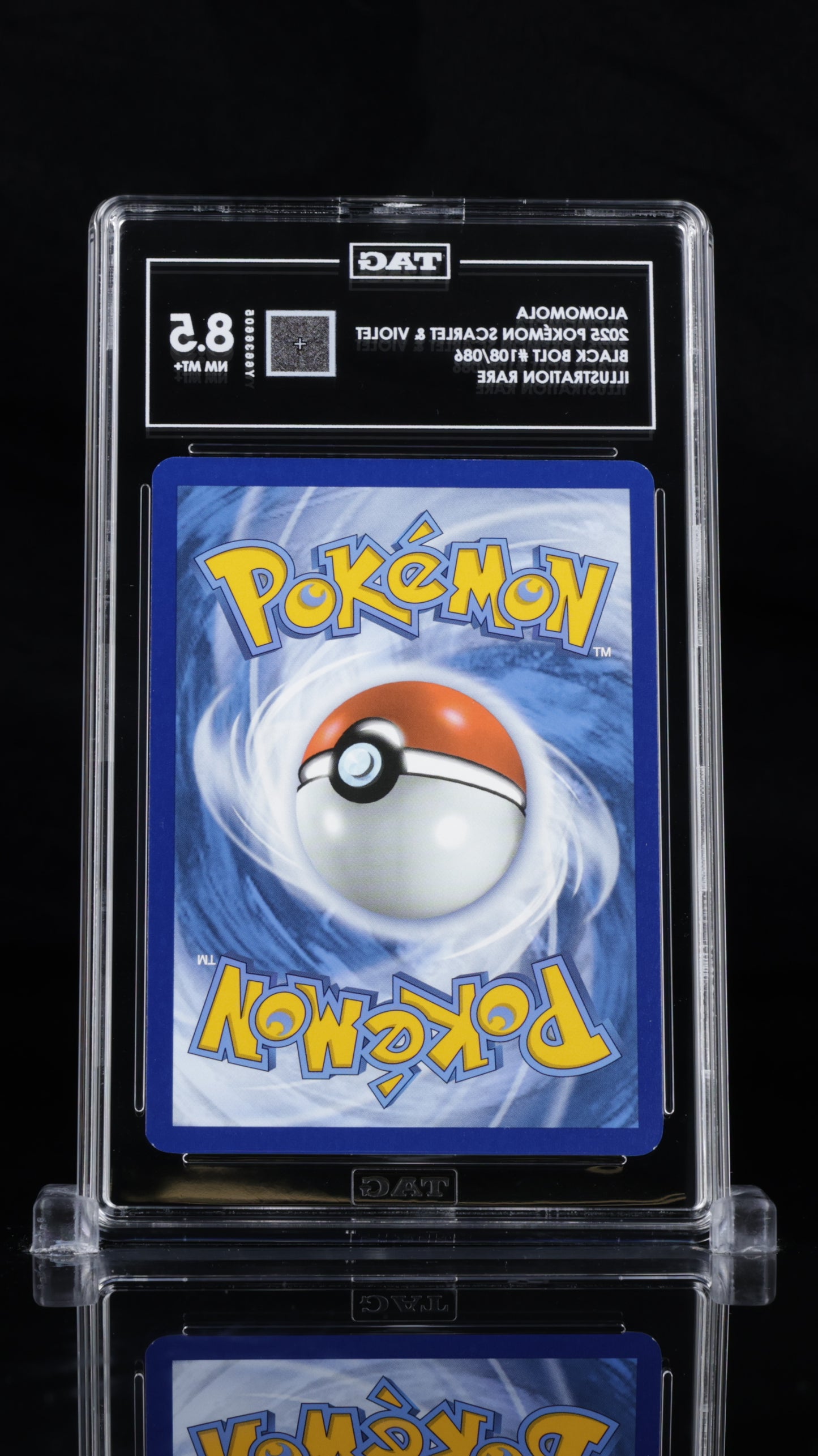 Pokemon 2025 Alomomola - Black Bolt - Illustration Rare - TAG 8.5