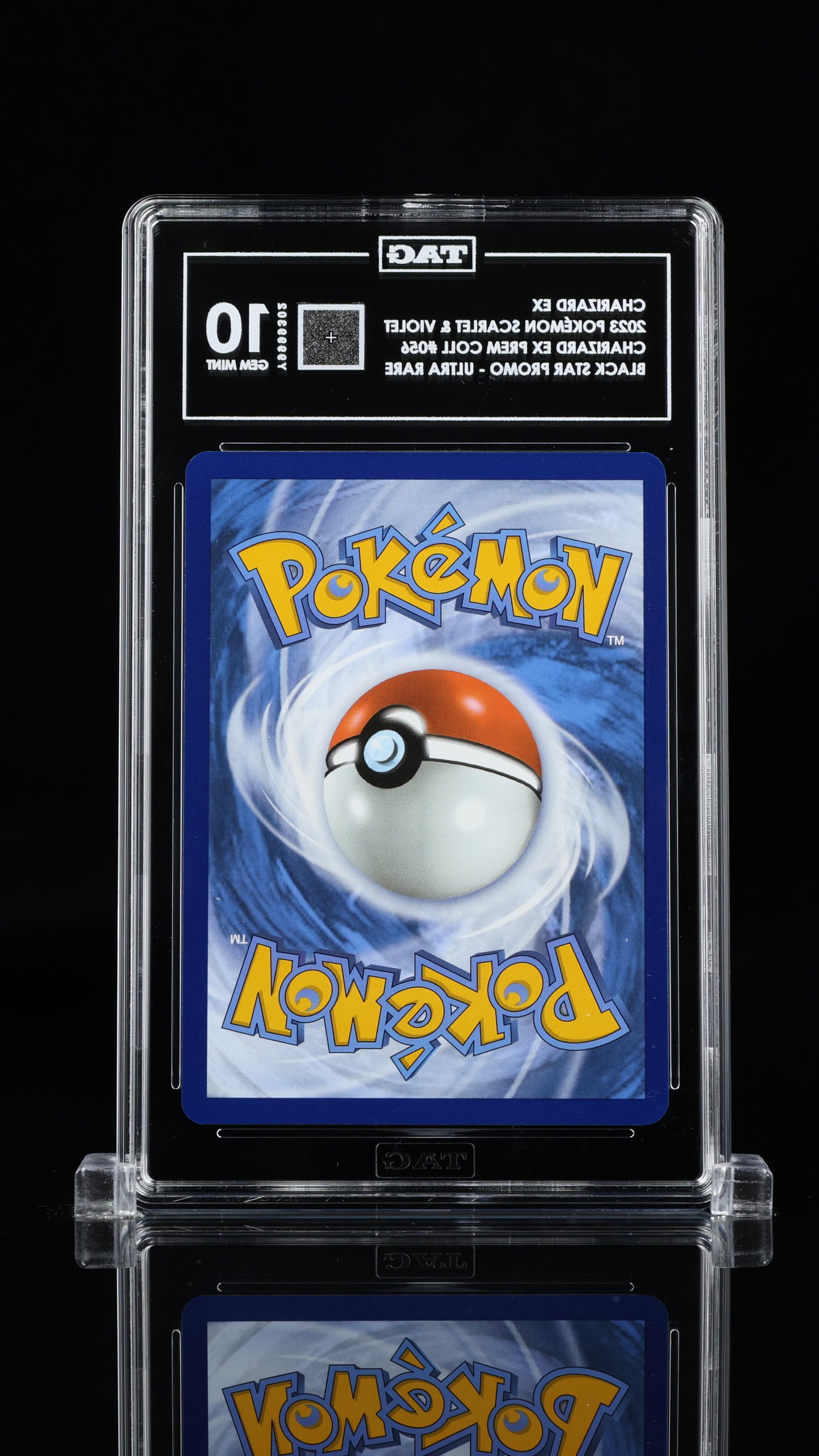 Pokemon 2023 Charizard ex 056 UR Premium Collection Promo TAG 10