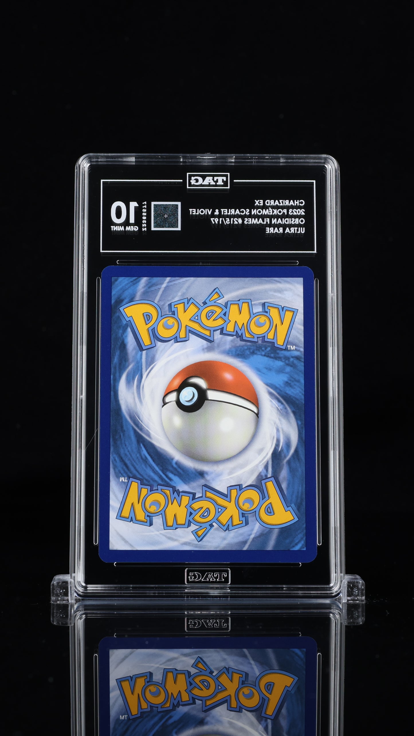Pokemon 2023 Charizard ex 215/197 - Obsidian Flames Ultra Rare - TAG 10