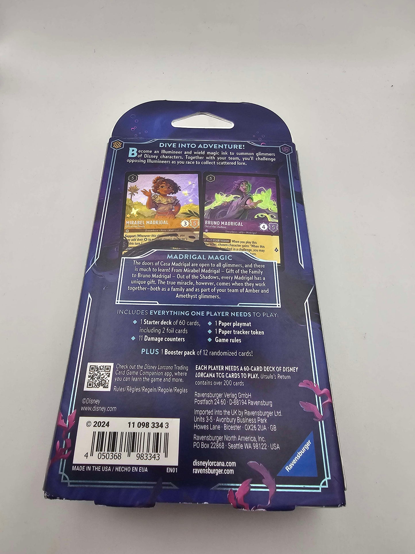 Lorcana Ursulas Return Starter Deck Amber/Amethyst