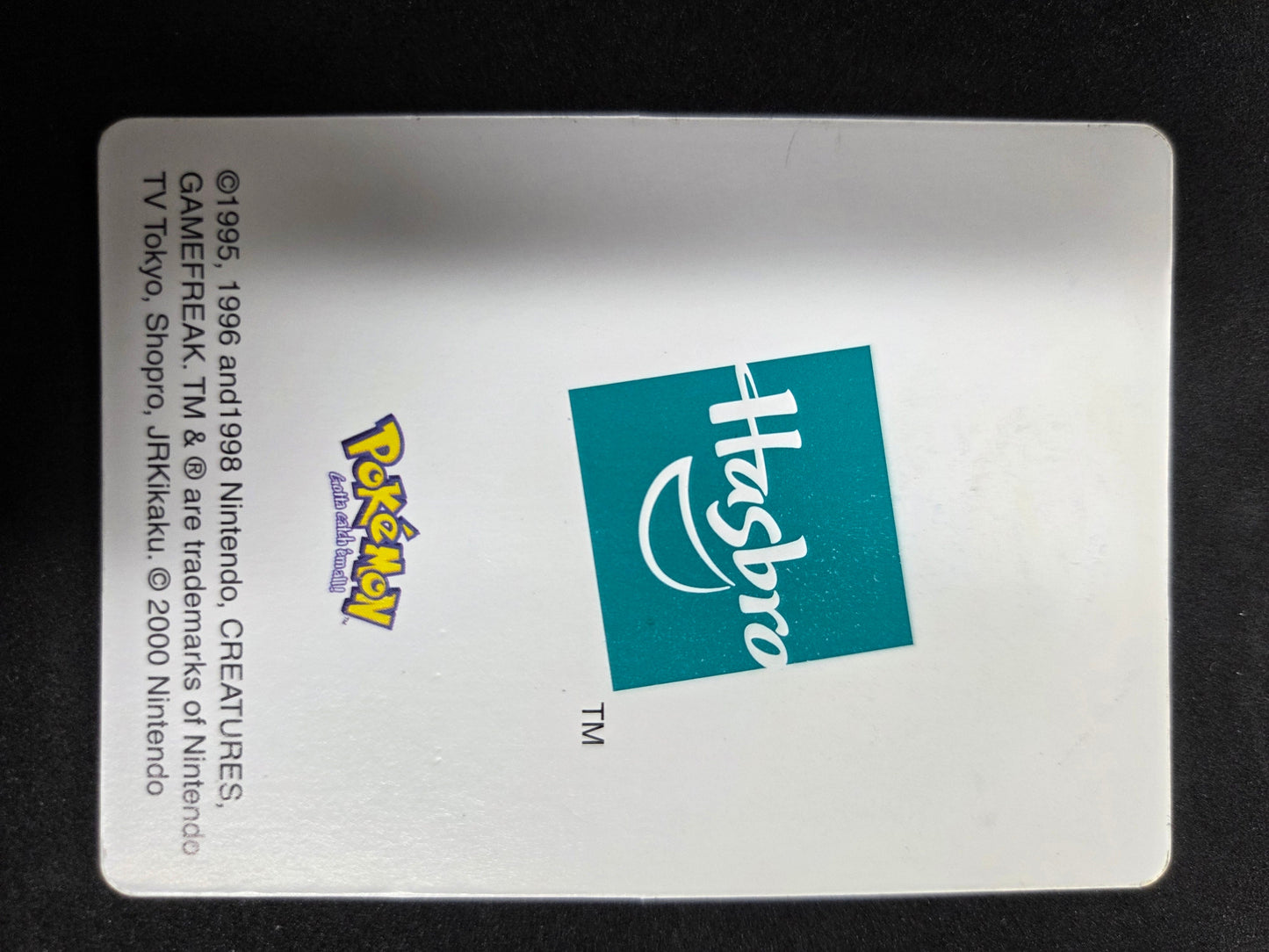 Charizard Hasbro Pokemon Lenticular 3D Special Edition Battle Set Promo 2000