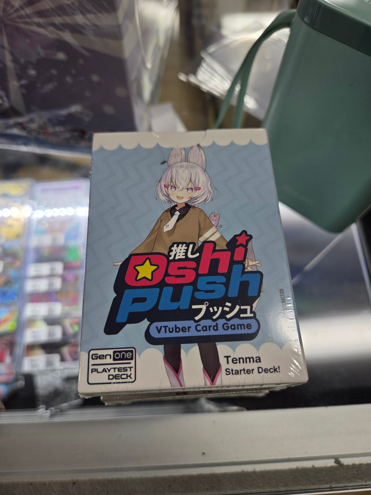 OSHI PUSH VTUBER CARD GAME - TENMA Gen One Play Test Deck - Con Exclusive NEW