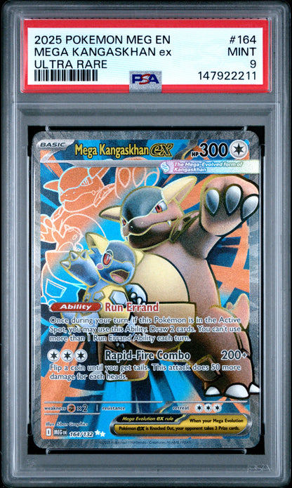 Pokemon 2025 Mega Kangaskhan ex - Mega Evolution - UR - PSA 9