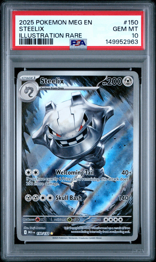 Pokemon 2025 Steelix - Mega Evolution - IR - PSA 10