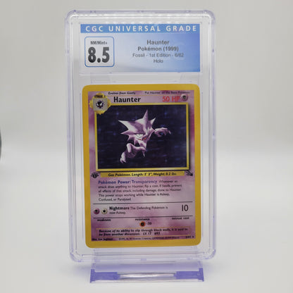 1999 Pokémon Haunter Fossil 1st edition Holo CGC 8.5